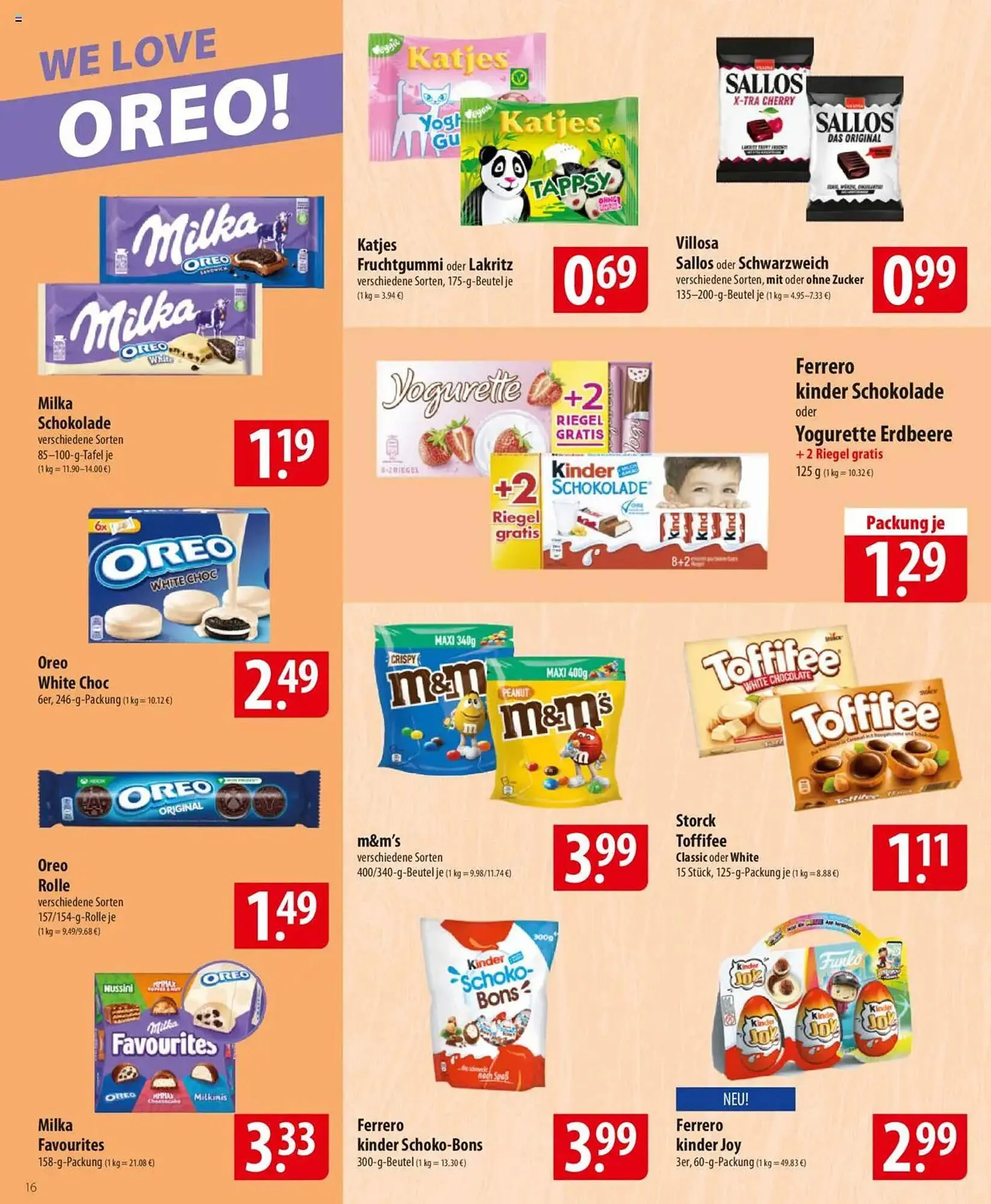 Famila Nord Ost Prospekt von 26. Mai bis 31. Mai 2025 - Prospekt seite 16