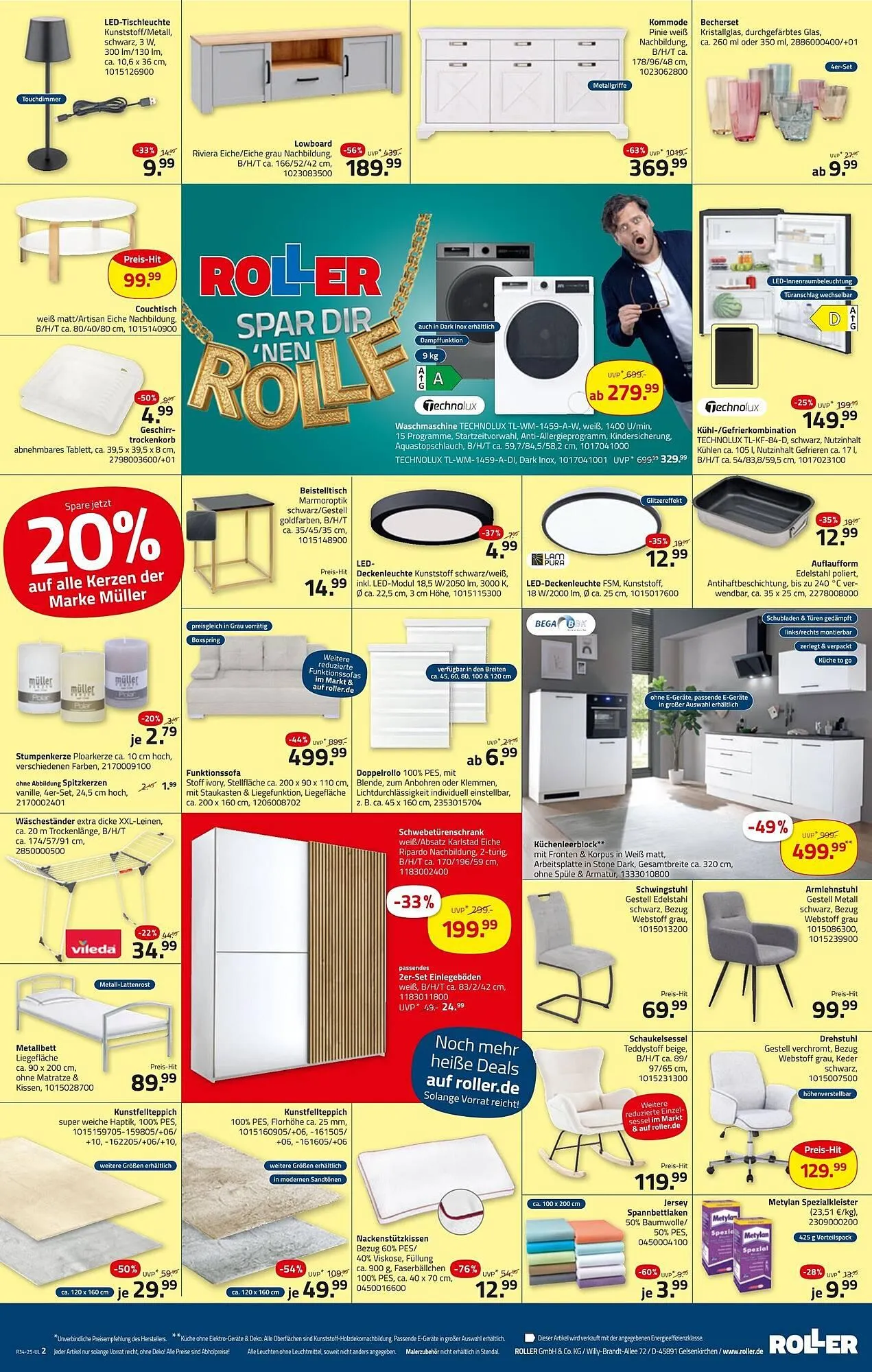 ROLLER Prospekt von 17. August bis 30. August 2025 - Prospekt seite 2