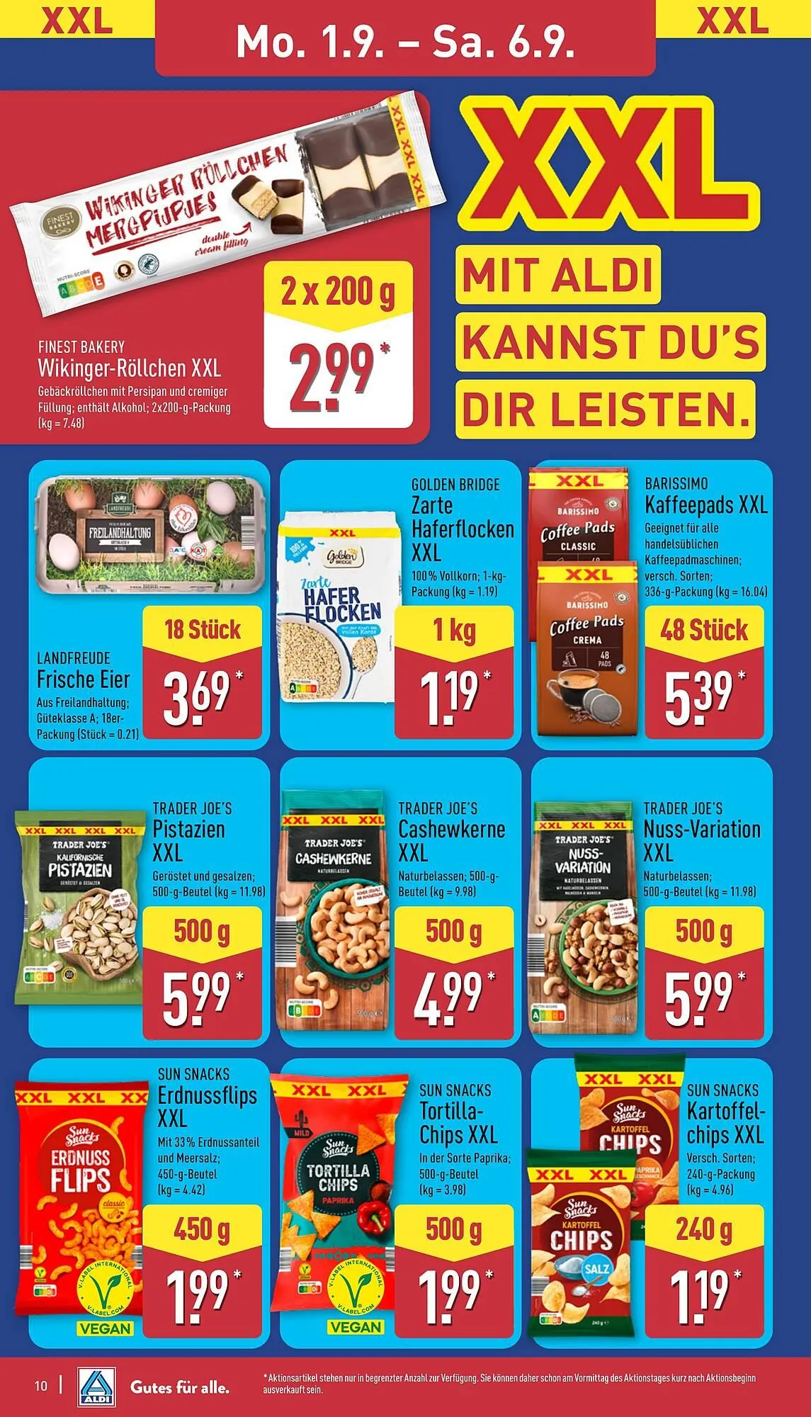 Aldi Nord Prospekt von 1. September bis 6. September 2025 - Prospekt seite 10