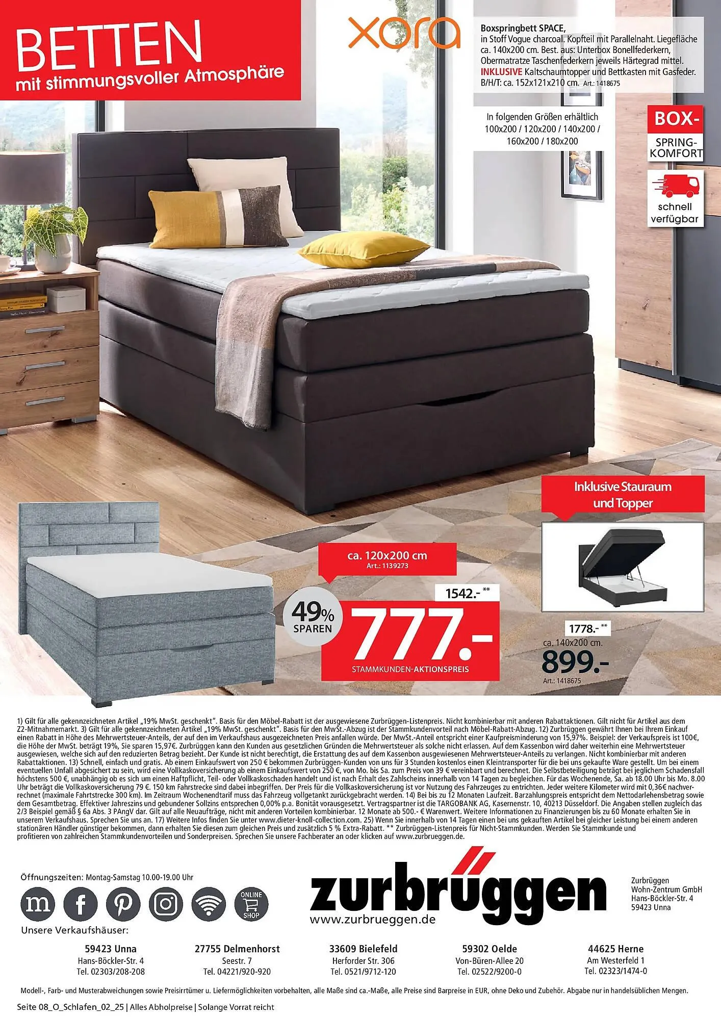 Zurbrüggen Prospekt von 15. Juli bis 31. Dezember 2025 - Prospekt seite 8