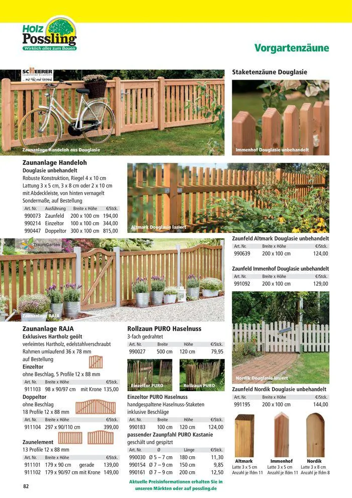 Holz-& Baukatalog 2024/25 von 27. März bis 31. Januar 2025 - Prospekt seite 82