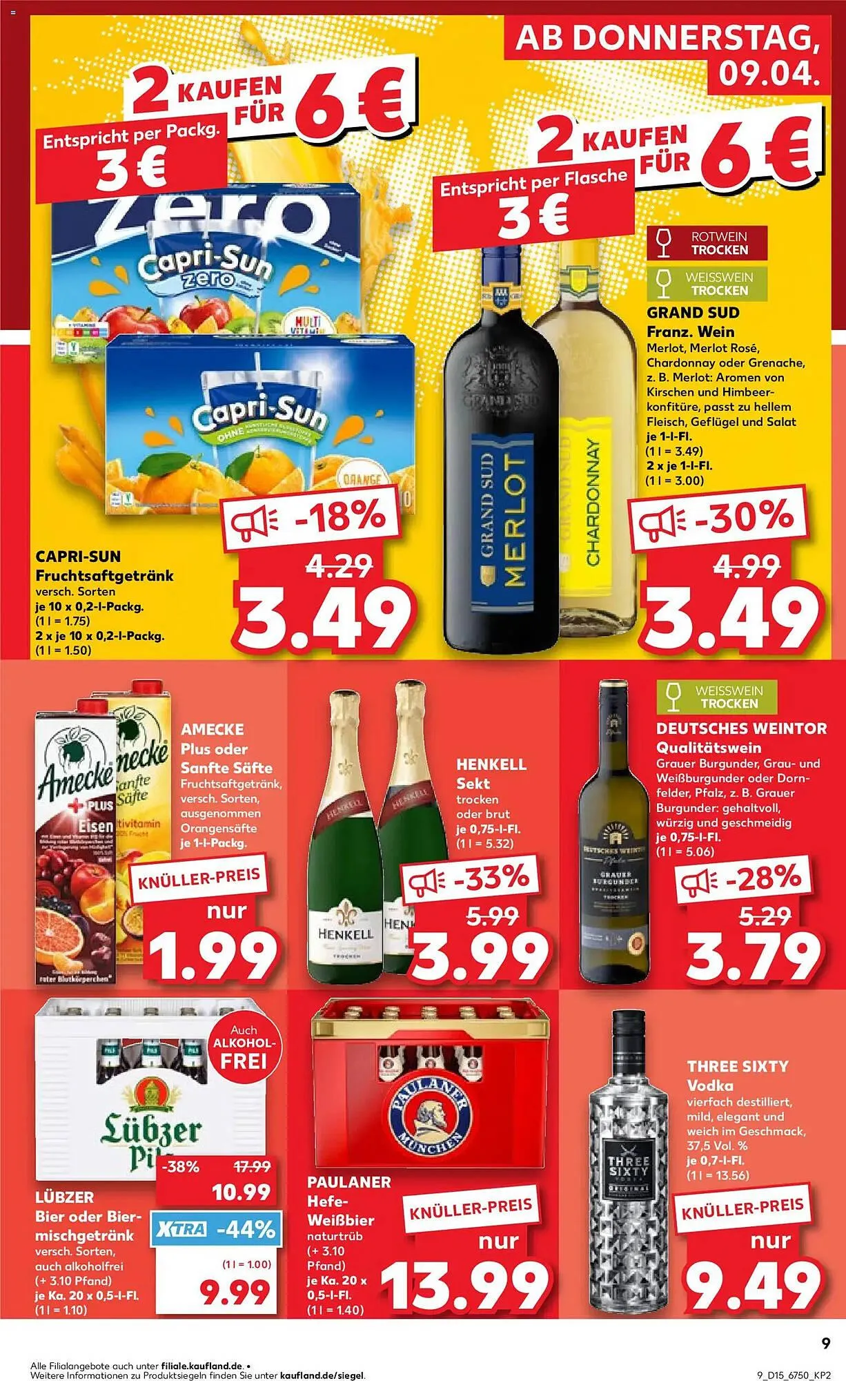 Kaufland Prospekt von 9. April bis 15. April 2026 - Prospekt seite 9