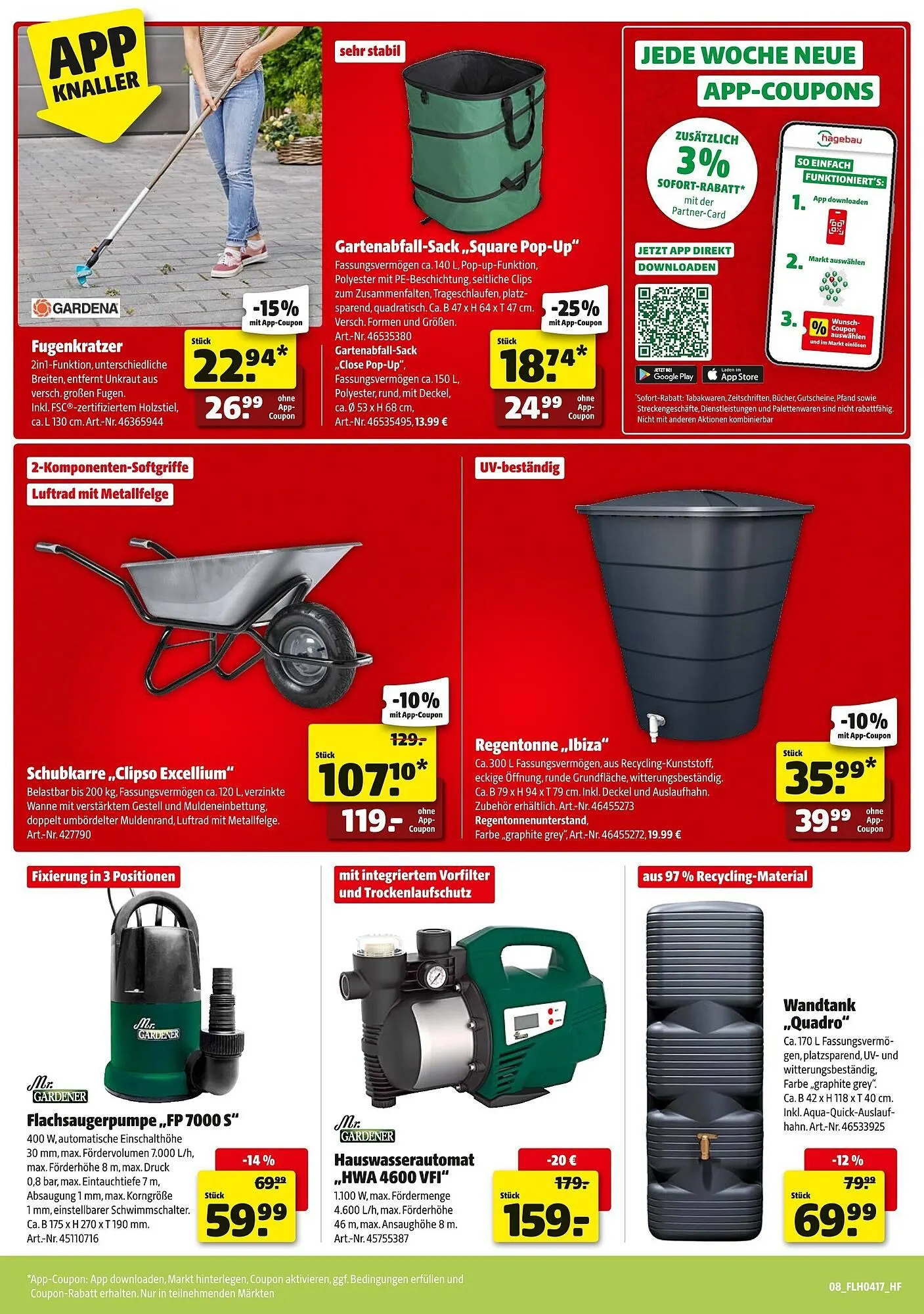 Hagebau Prospekt von 18. April bis 25. April 2026 - Prospekt seite 8