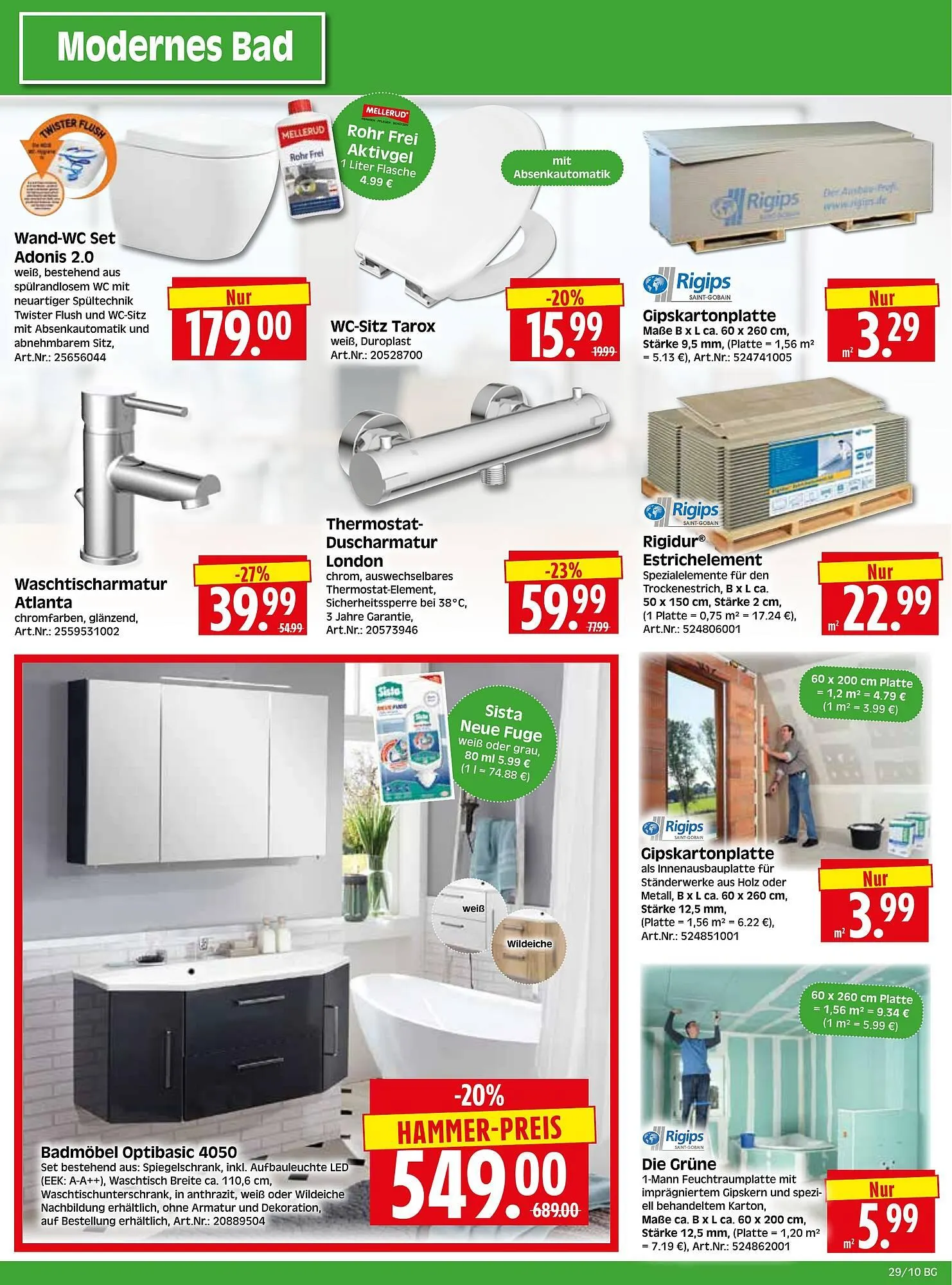 Herkules Baumarkt Prospekt von 14. Juli bis 19. Juli 2025 - Prospekt seite 10