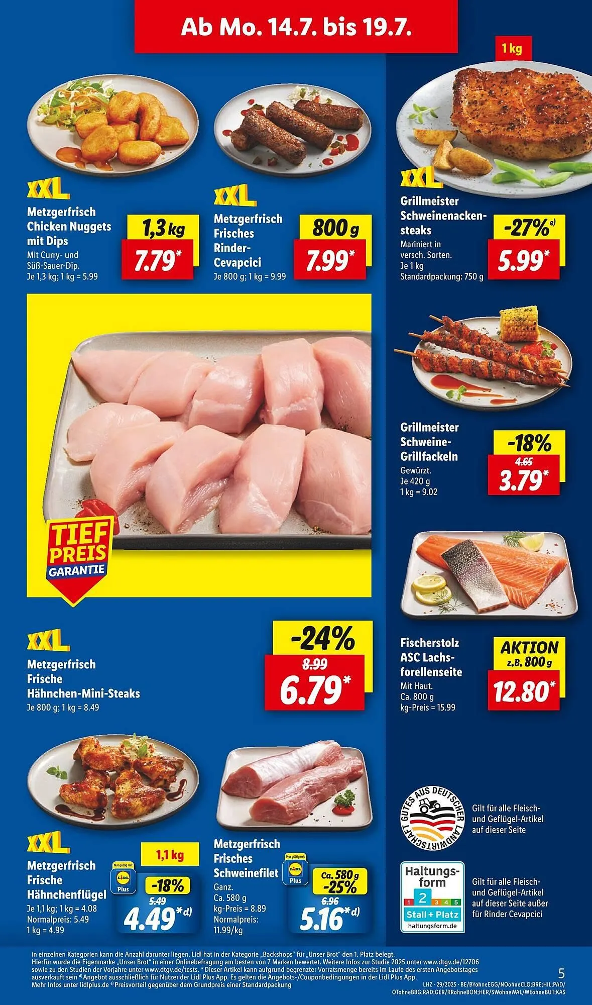 Lidl Prospekt von 14. Juli bis 19. Juli 2025 - Prospekt seite 5