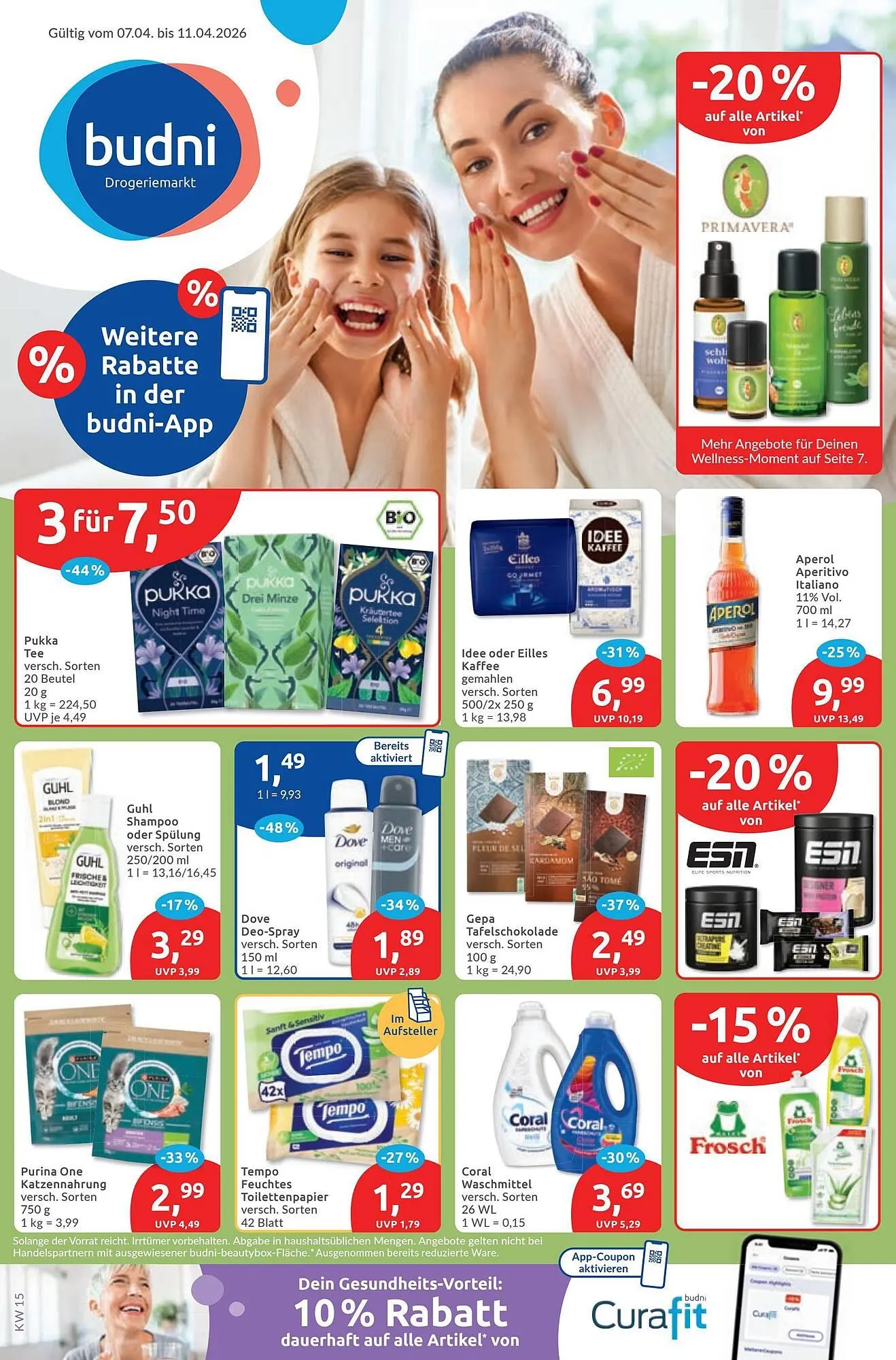 Budni Prospekt von 7. April bis 11. April 2026 - Prospekt seite 1