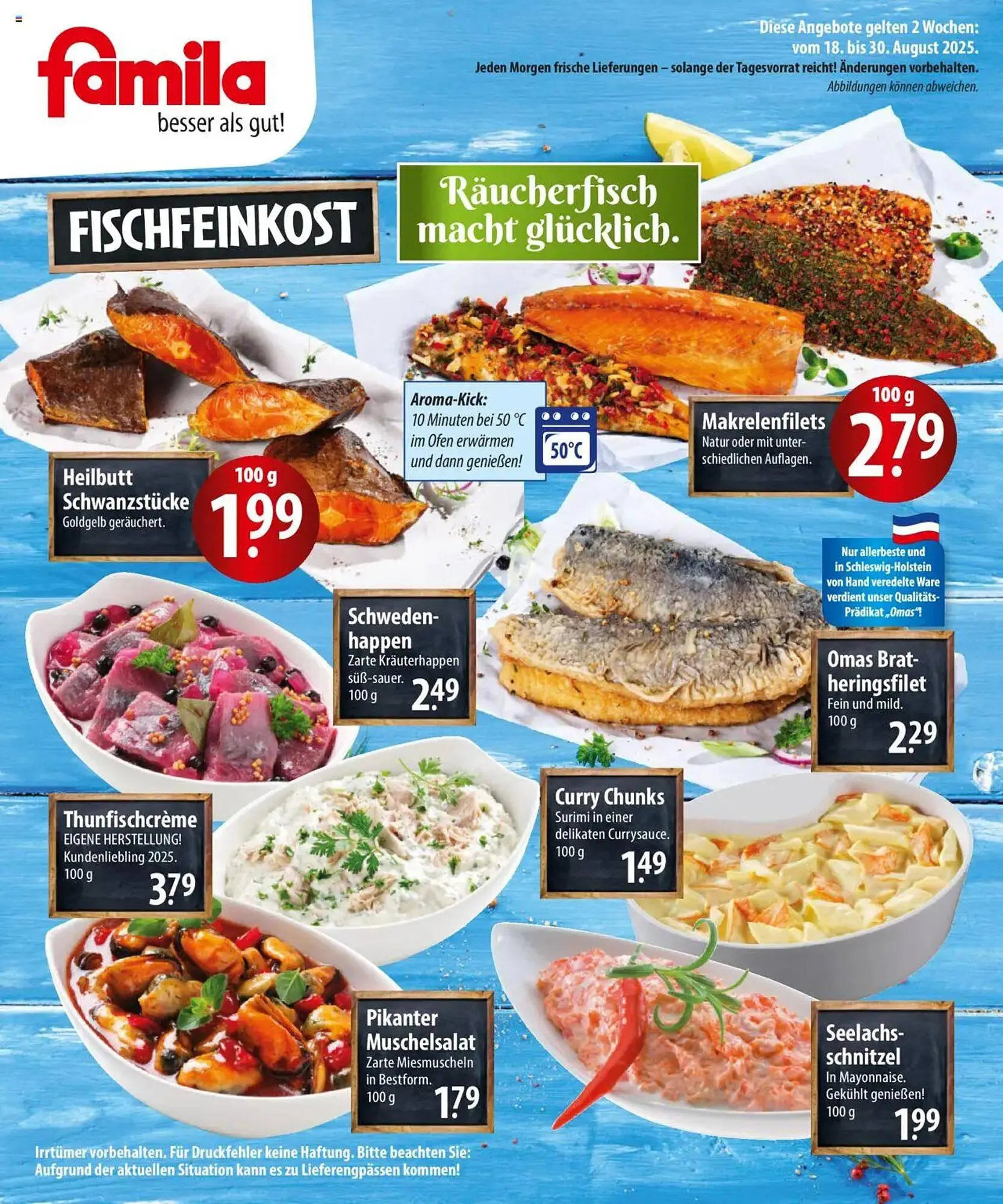 Famila Nord Ost Prospekt von 18. August bis 30. August 2025 - Prospekt seite 2