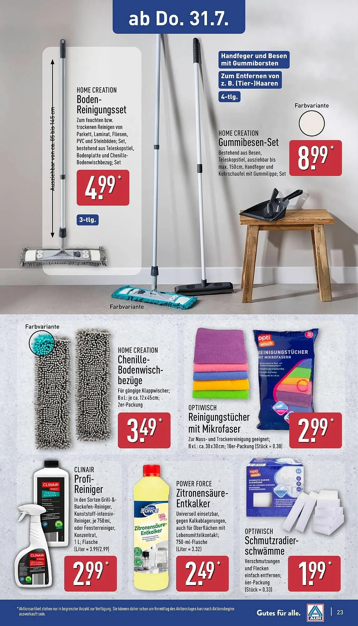 Aldi Nord Prospekt von 28. Juli bis 2. August 2025 - Prospekt seite 23