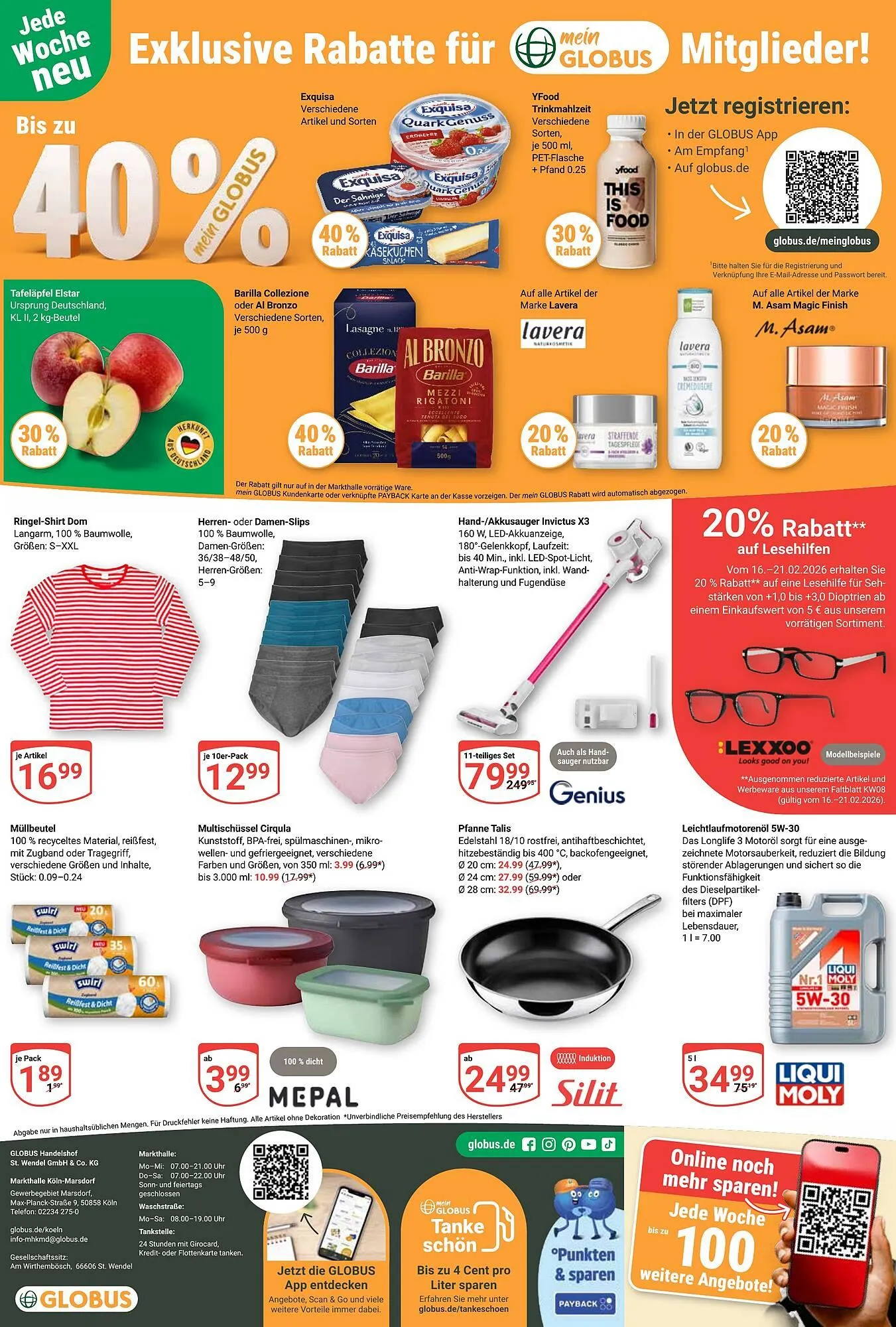 Globus Prospekt von 16. Februar bis 21. Februar 2026 - Prospekt seite 20