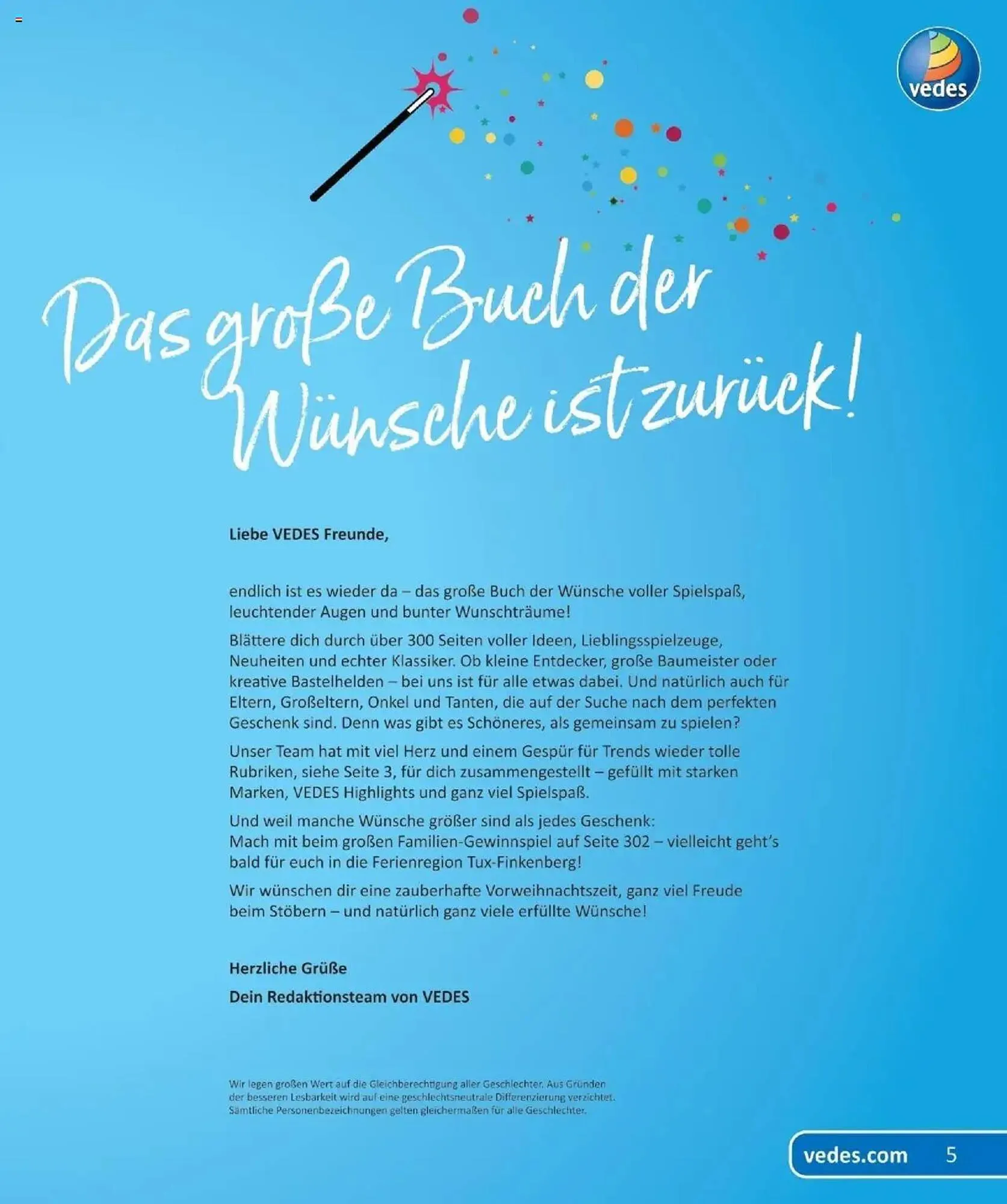 Vedes Prospekt von 29. September bis 6. Januar 2026 - Prospekt seite 5