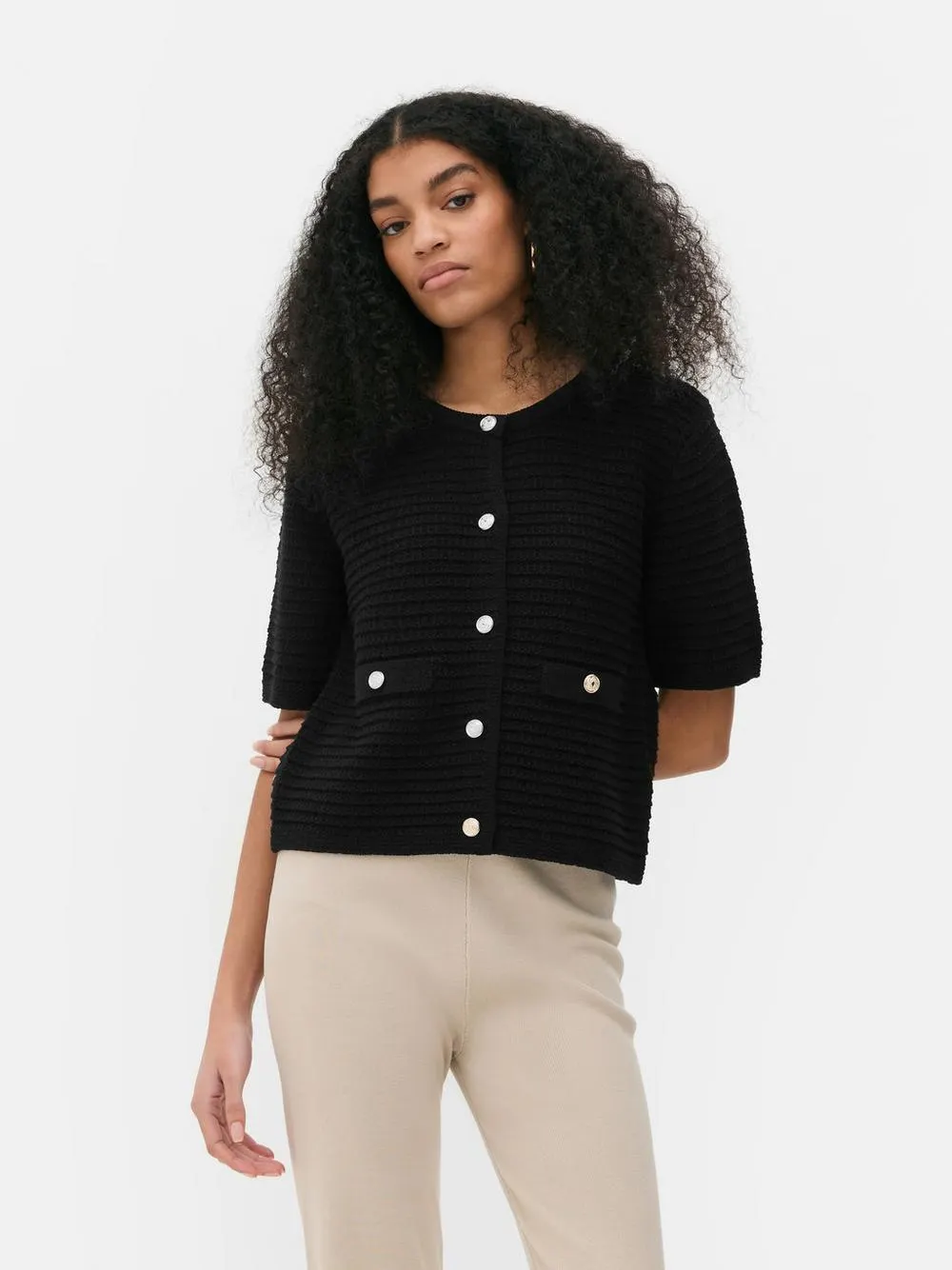 Cárdigan de punto con botones