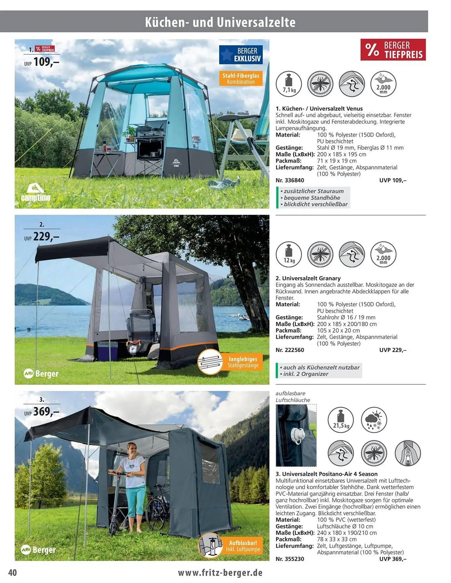 Fritz Berger Prospekt von 27. Mai bis 31. Dezember 2025 - Prospekt seite 40