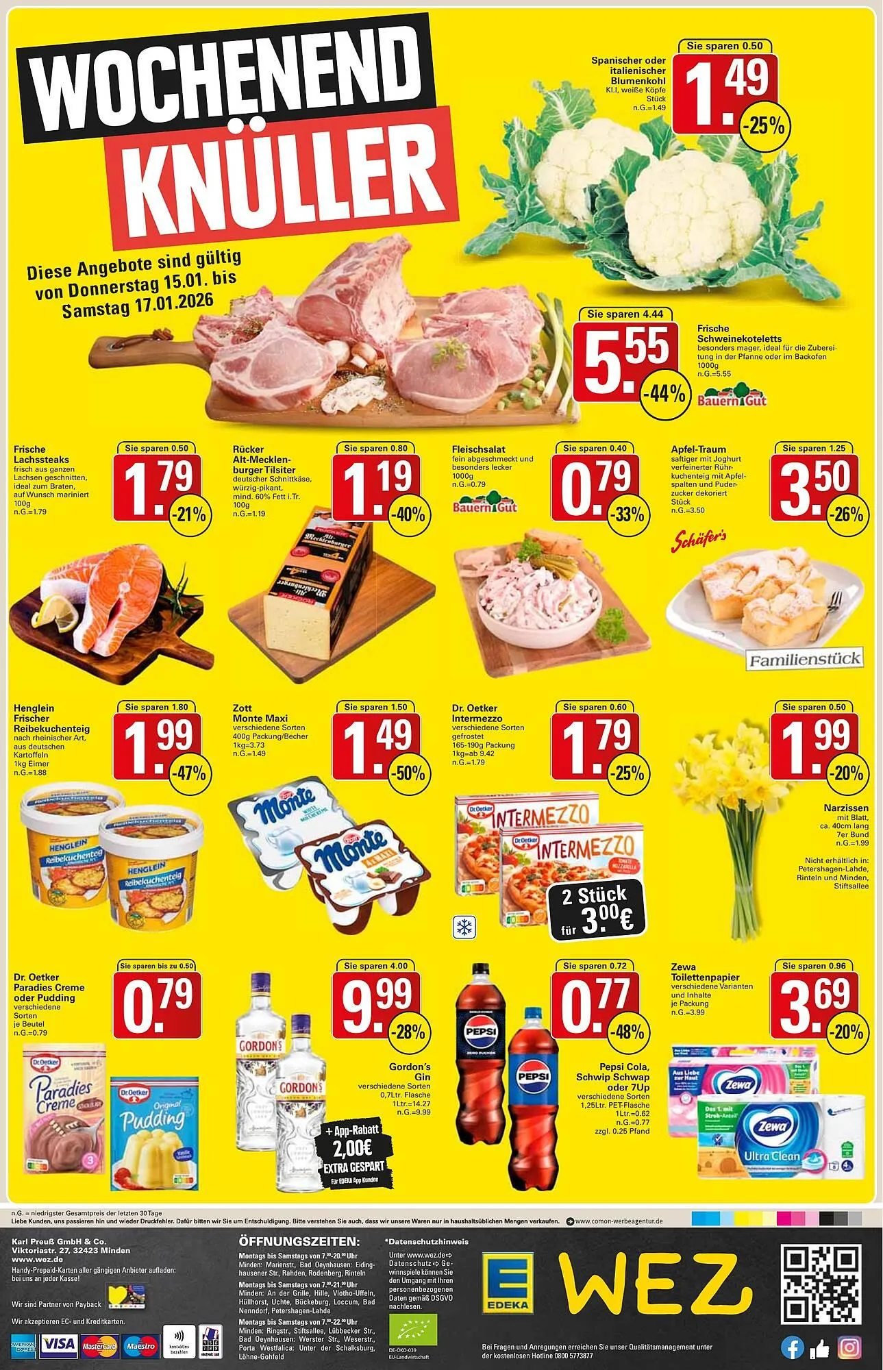 WEZ Prospekt von 12. Januar bis 17. Januar 2026 - Prospekt seite 16