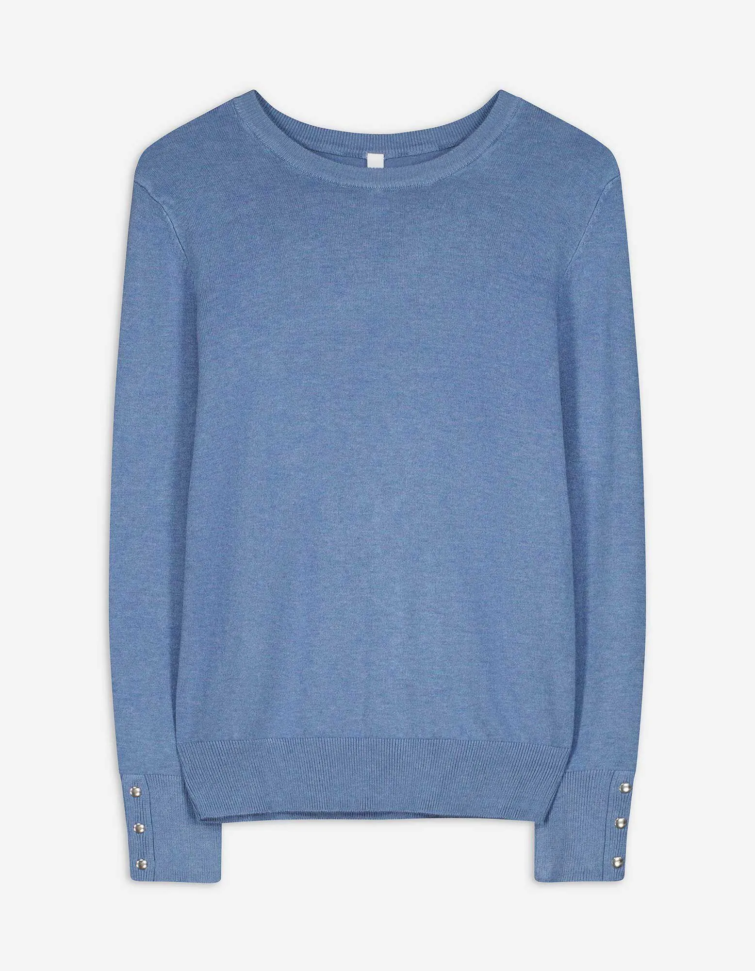 Pullover - Zierknöpfe - dunkelblau