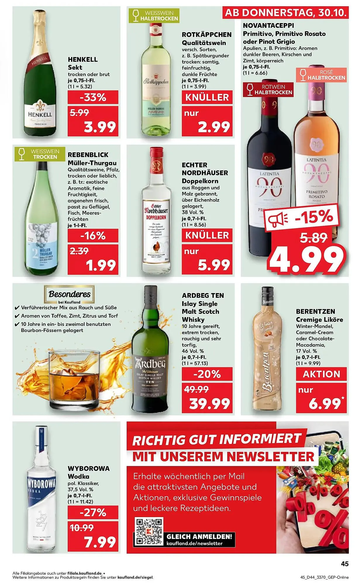 Kaufland Prospekt von 2. November bis 5. November 2025 - Prospekt seite 45