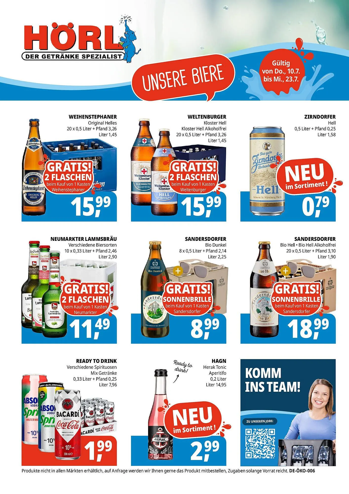 Hörl Getränke Prospekt von 9. Juli bis 23. Juli 2025 - Prospekt seite 4
