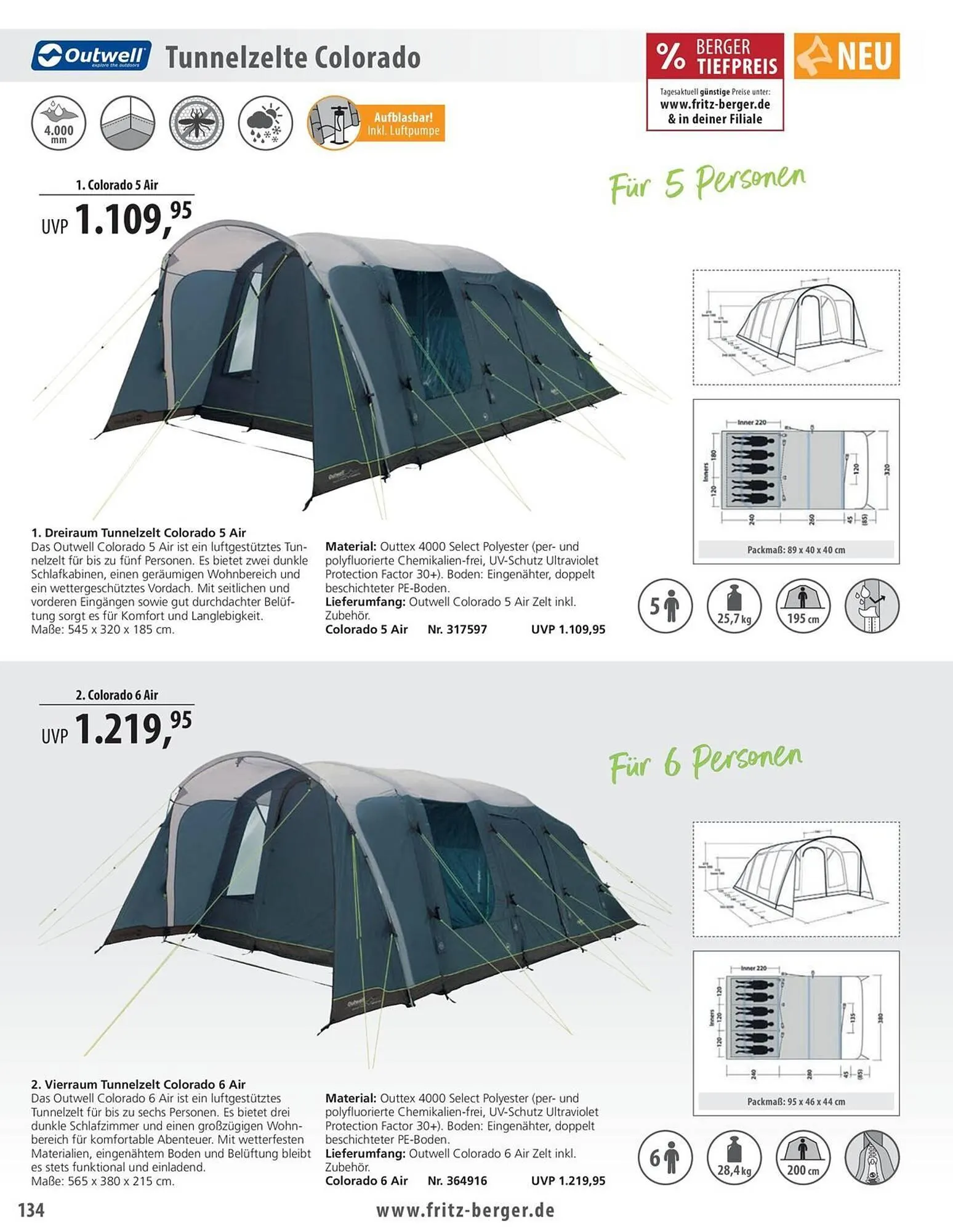 Fritz Berger Prospekt von 27. Mai bis 31. Dezember 2025 - Prospekt seite 134