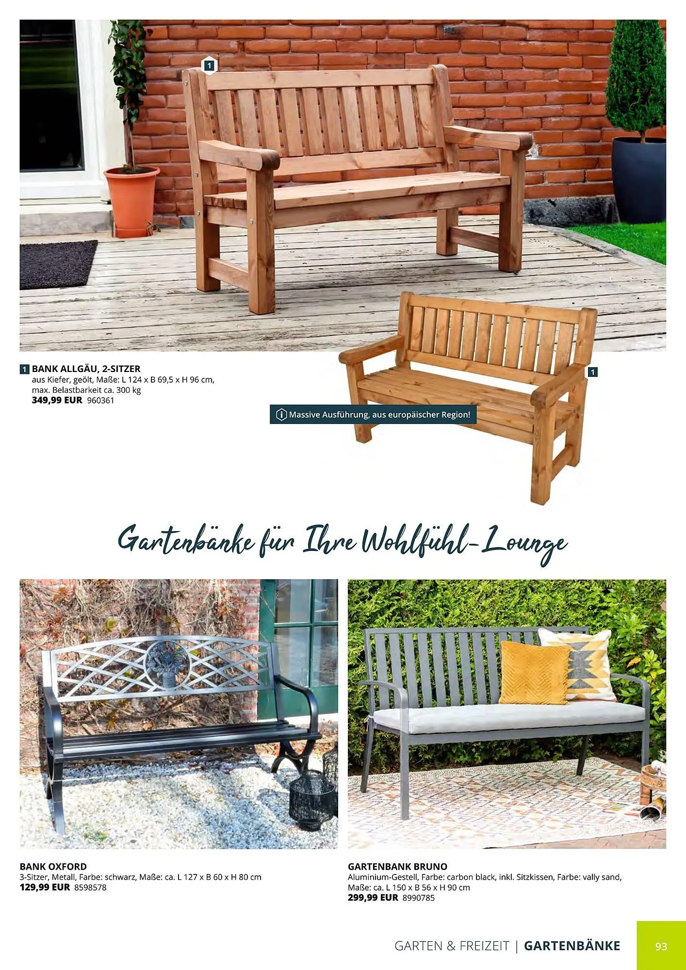 BBM Baumarkt Prospekt von 20. April bis 31. Dezember 2025 - Prospekt seite 93