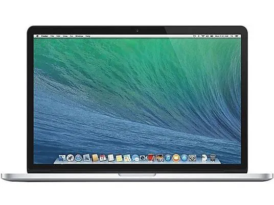 APPLE MacBook Pro Retina 13" 2015 mit neuem Akku, Notebook, mit 13,3 Zoll Display, Intel® Core™ i5, 8 GB RAM, 128 GB SSD, Intel® Iris® Pro 6100, Silber, macOS