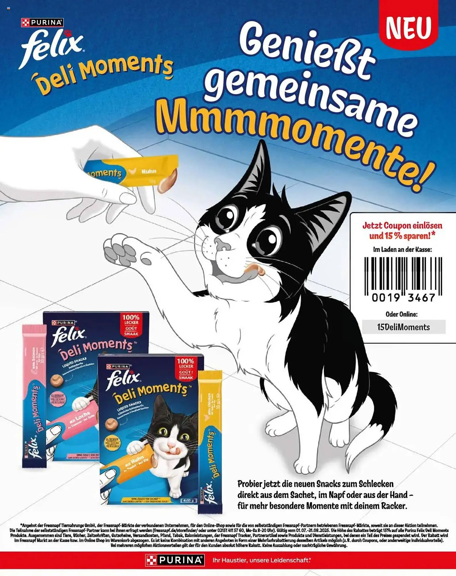 Fressnapf Prospekt von 1. Juli bis 31. August 2025 - Prospekt seite 47