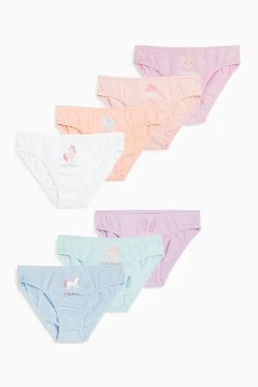 Multipack of 7 - days of the week - knickers