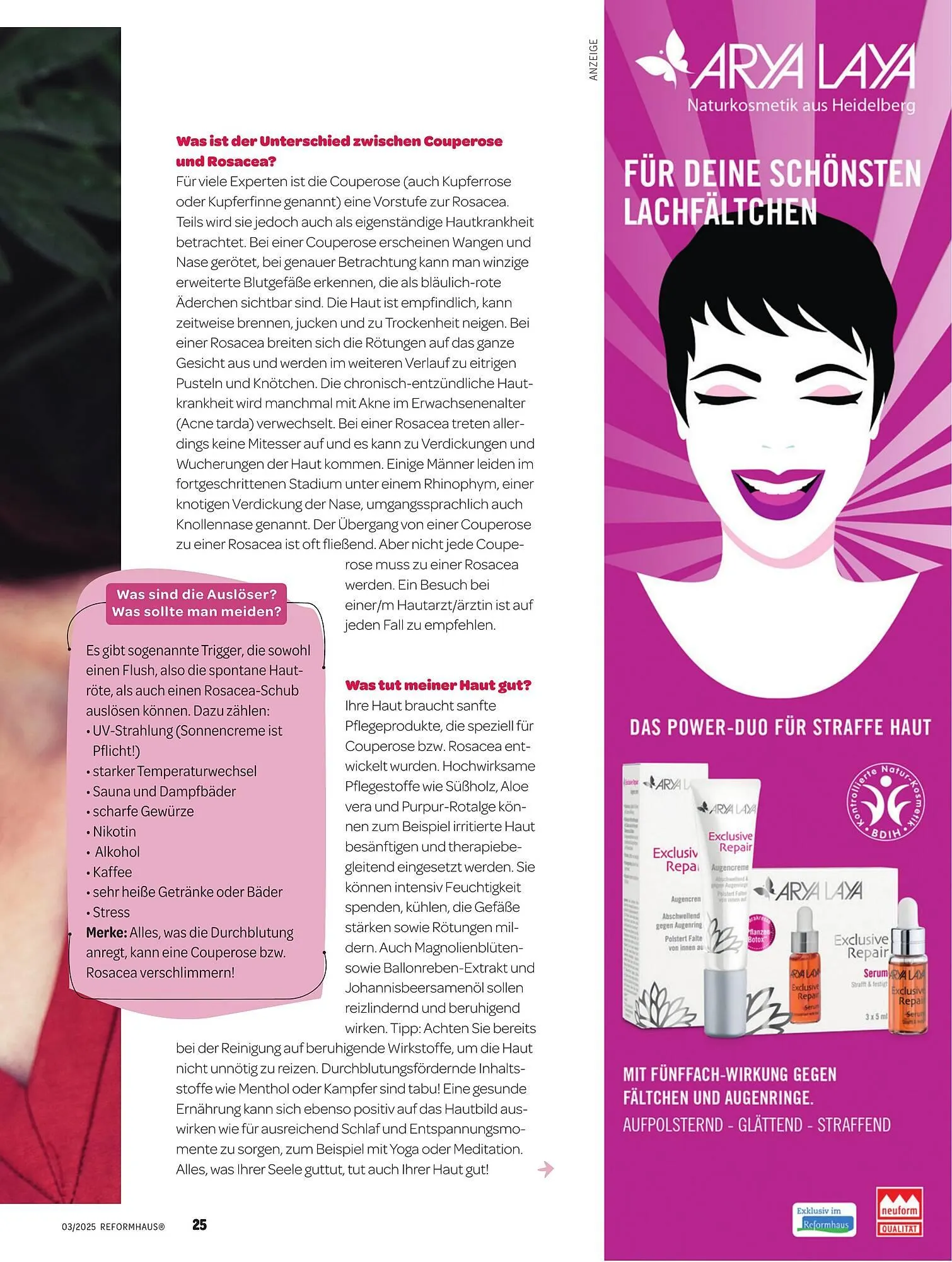 Reformhaus Prospekt von 1. März bis 31. März 2025 - Prospekt seite 25