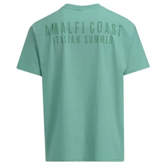 Herren T-Shirt mit Prints und Aufnäher