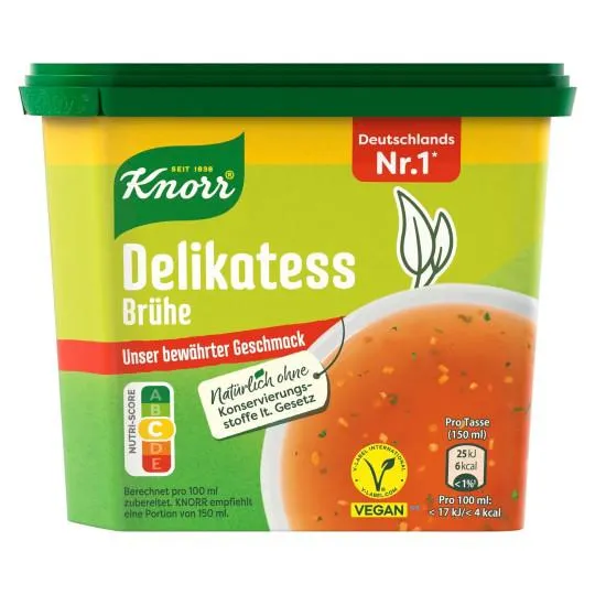 Knorr Delikatess Brühe ergibt 16L