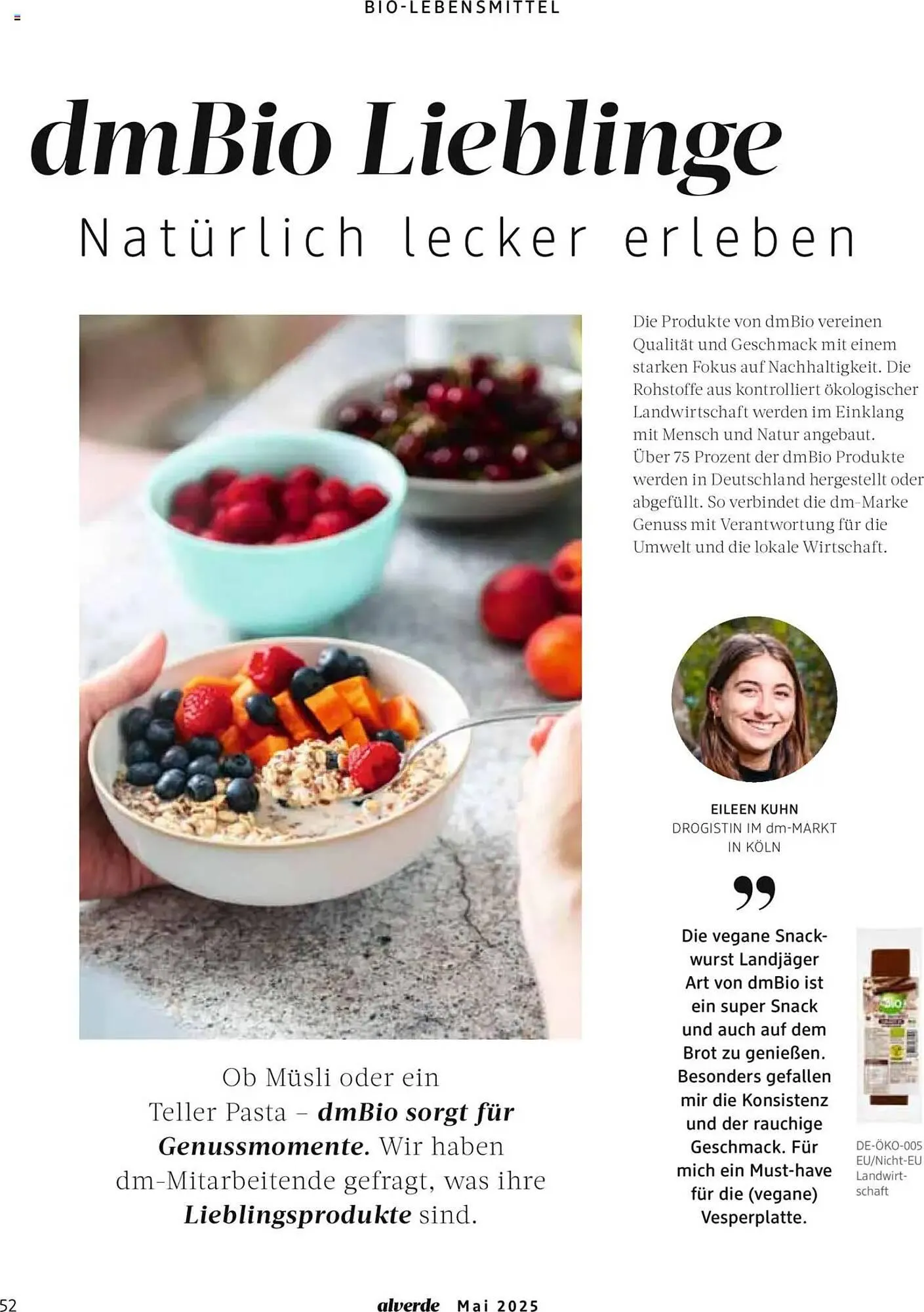 dm drogerie Prospekt von 1. Mai bis 31. Mai 2025 - Prospekt seite 52