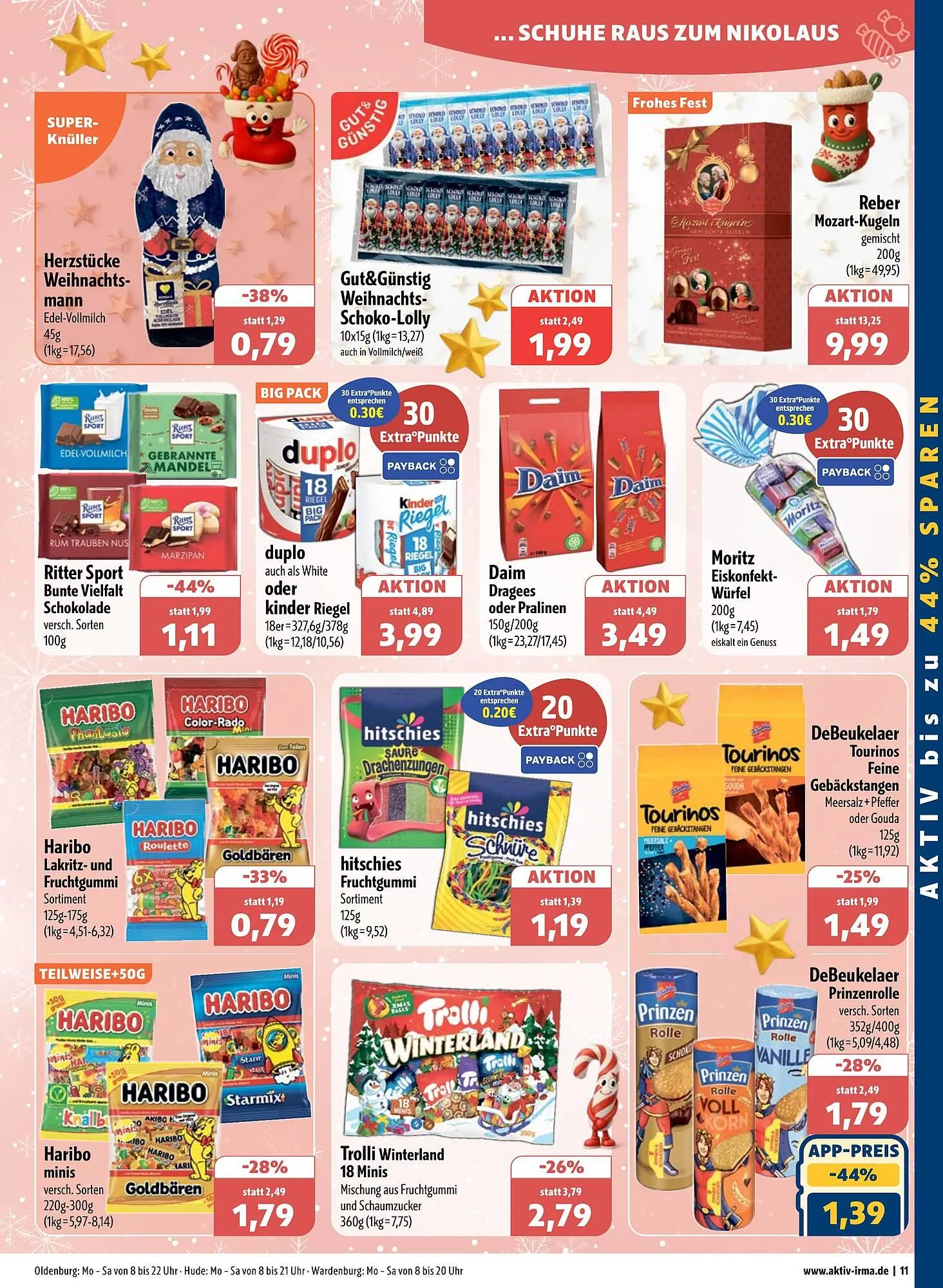 Aktiv Irma Prospekt von 1. Dezember bis 6. Dezember 2025 - Prospekt seite 11