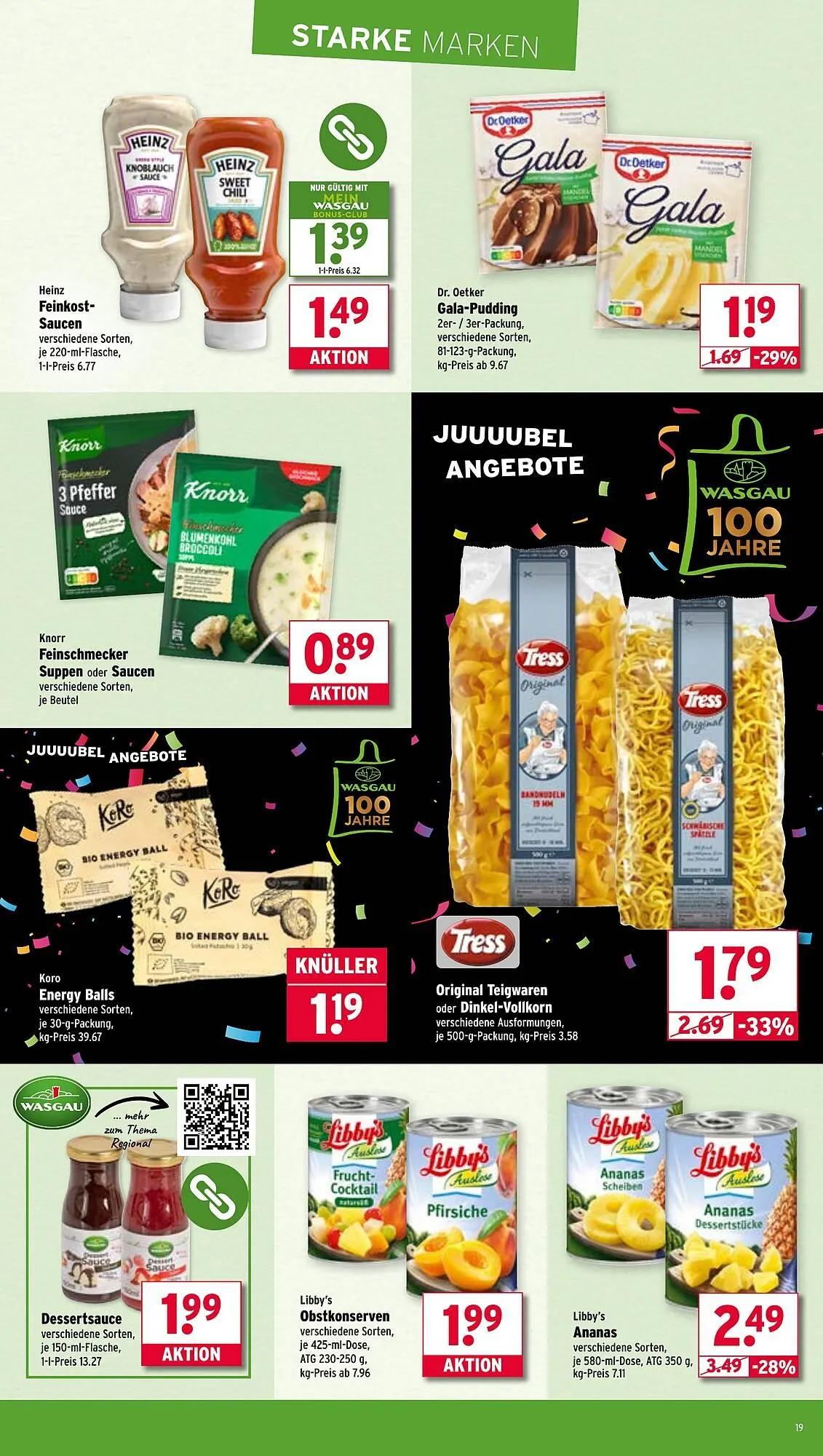 Wasgau Prospekt von 11. August bis 16. August 2025 - Prospekt seite 19