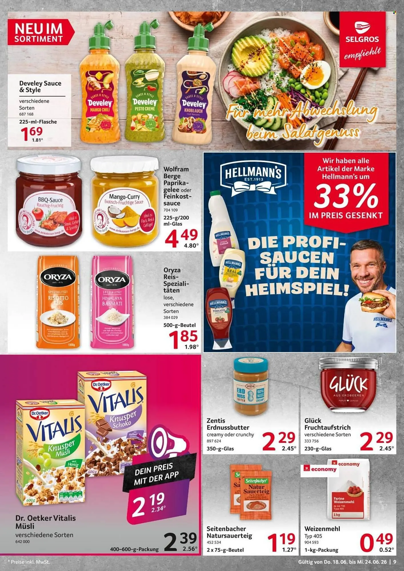 Selgros Prospekt von 18. Juni bis 24. Juni 2026 - Prospekt seite 9