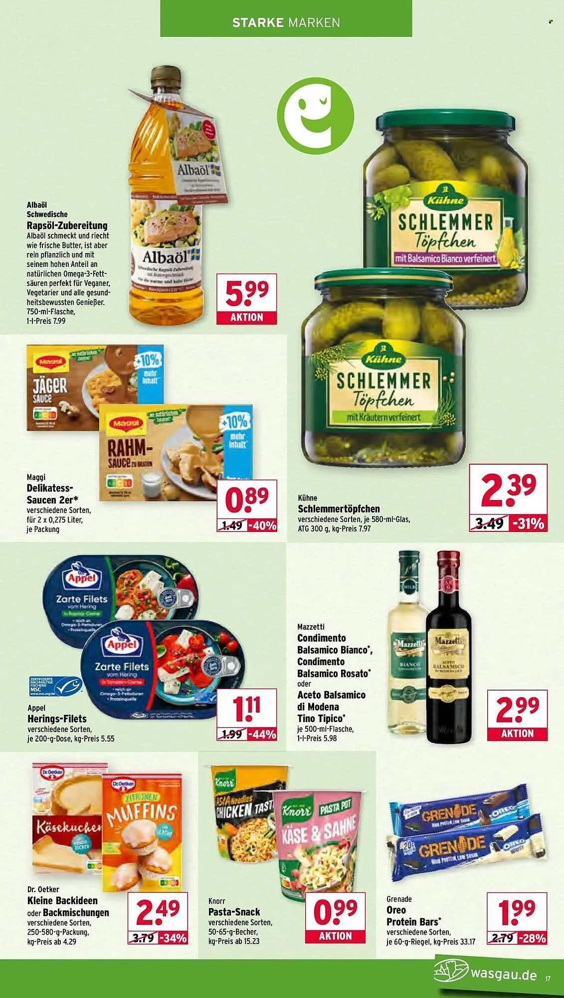 Wasgau Prospekt von 23. März bis 28. März 2026 - Prospekt seite 17