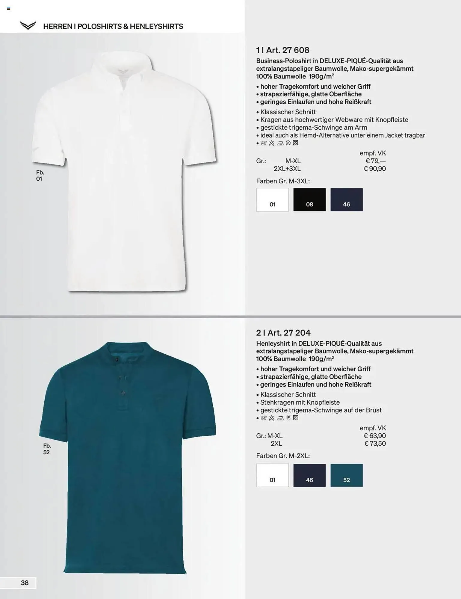 Trigema Prospekt von 17. Februar bis 17. August 2025 - Prospekt seite 38