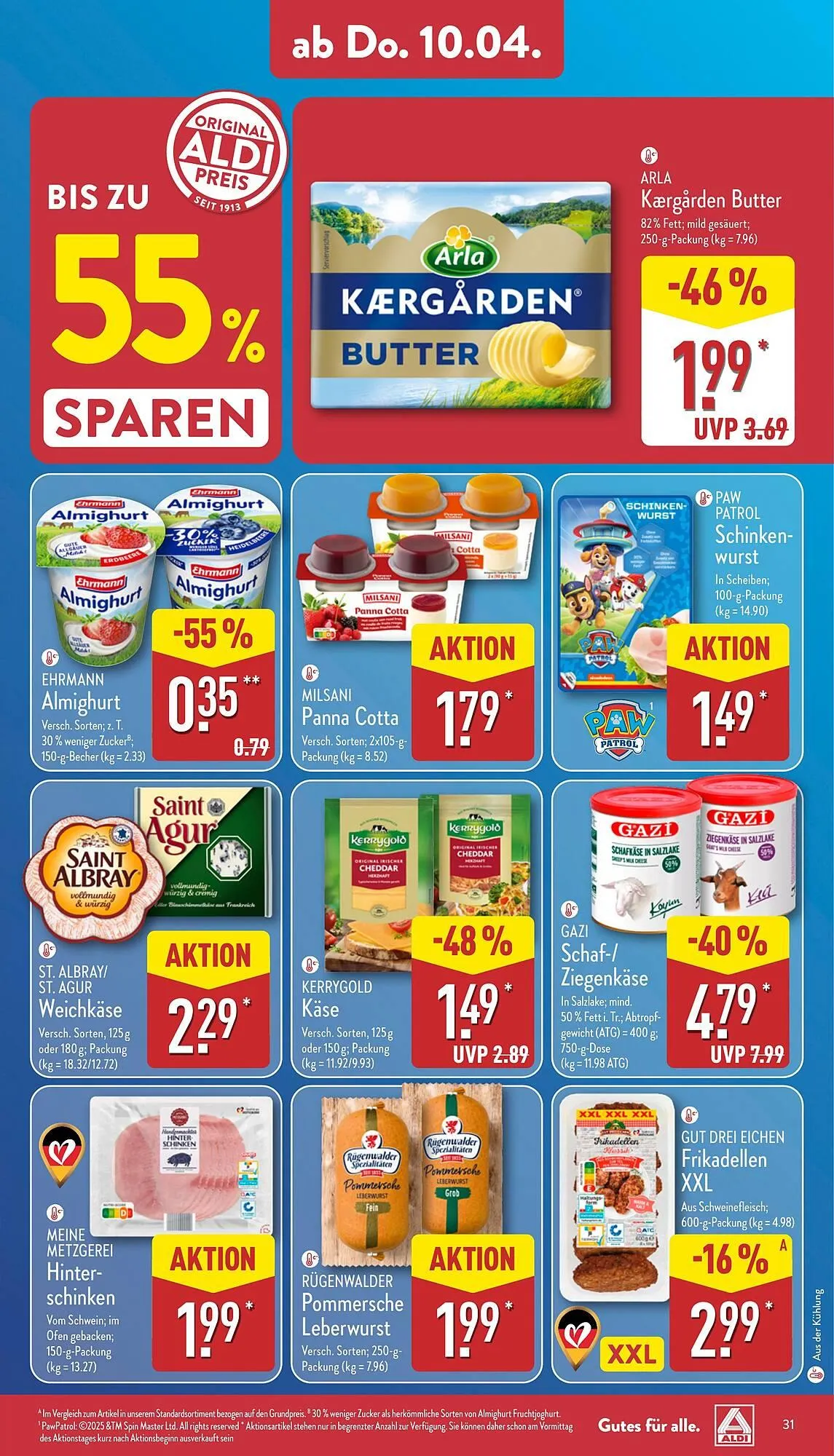 Aldi Nord Prospekt von 7. April bis 12. April 2025 - Prospekt seite 31