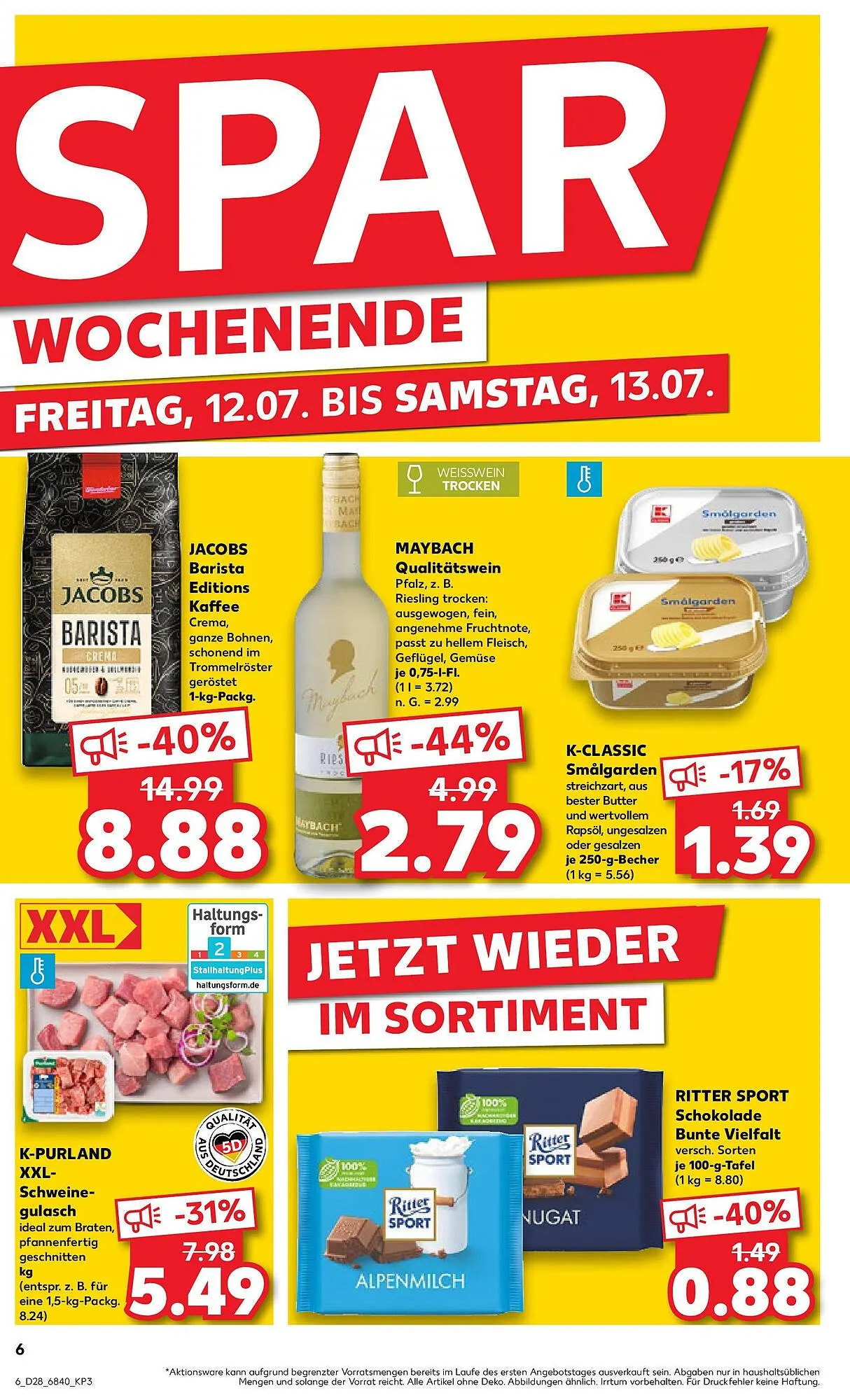 Kaufland Prospekt von 10. Juli bis 17. Juli 2024 - Prospekt seite 6
