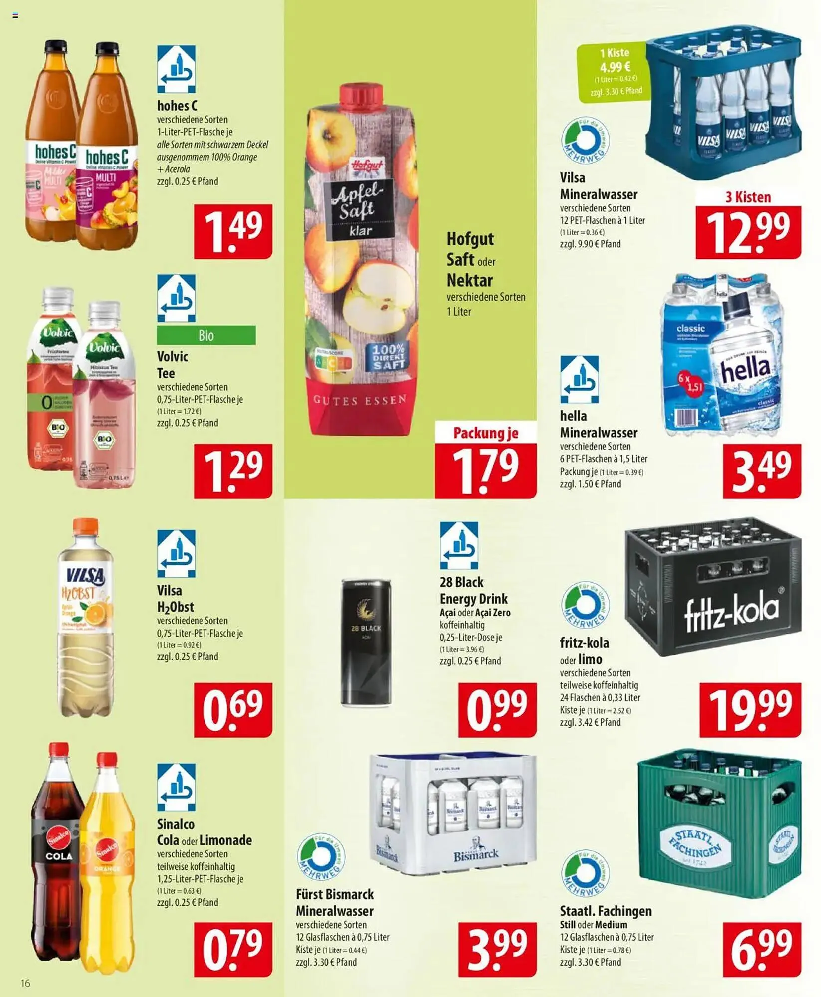 Famila Nord Ost Prospekt von 14. April bis 19. April 2025 - Prospekt seite 16