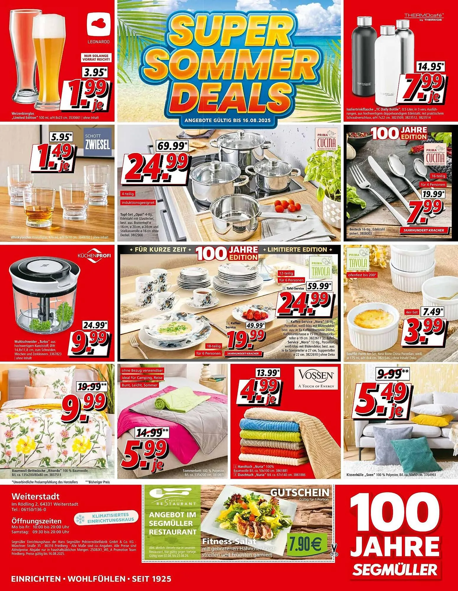 Segmüller Prospekt von 2. August bis 16. August 2025 - Prospekt seite 6