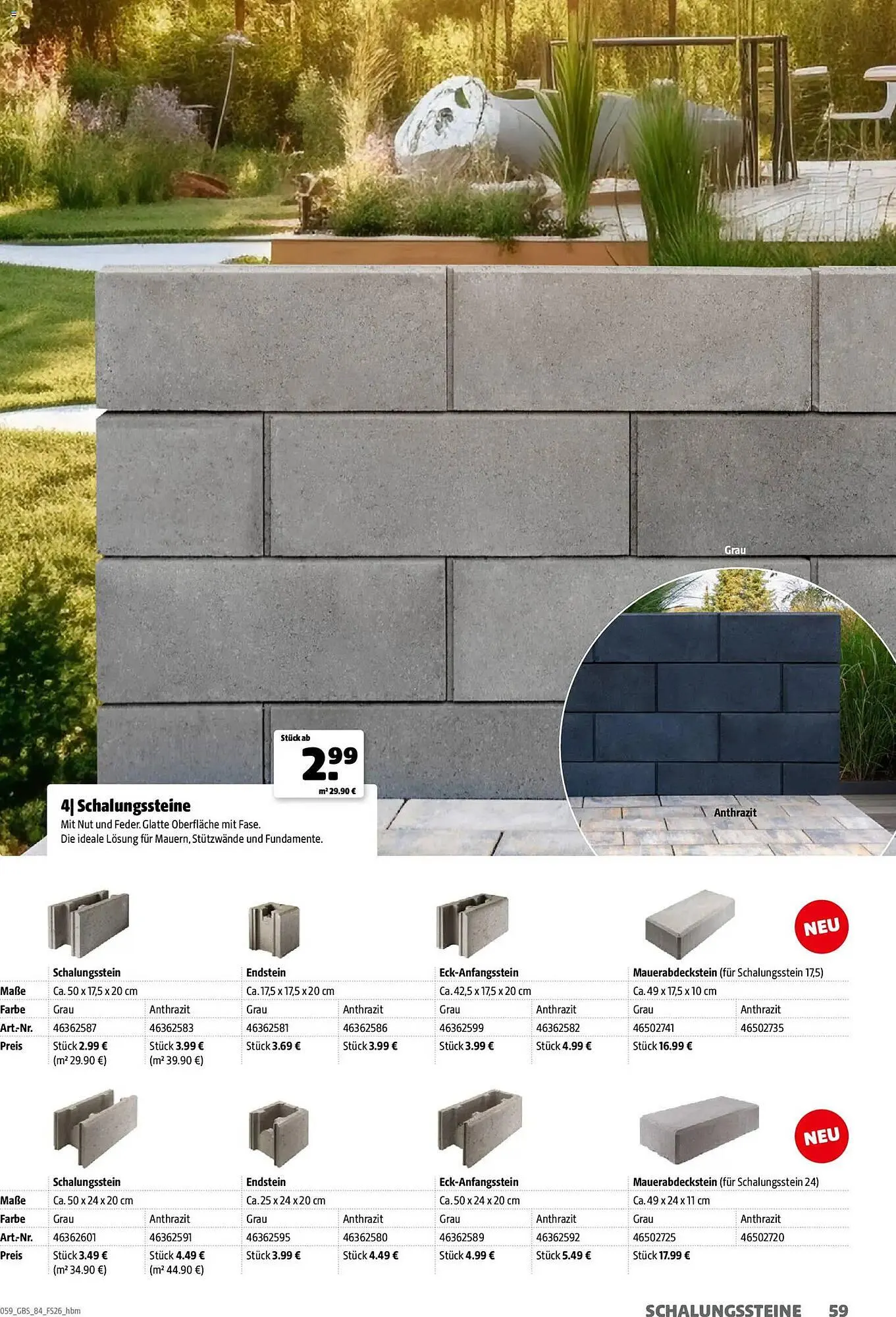 Hagebau Prospekt von 2. März bis 31. Dezember 2026 - Prospekt seite 59