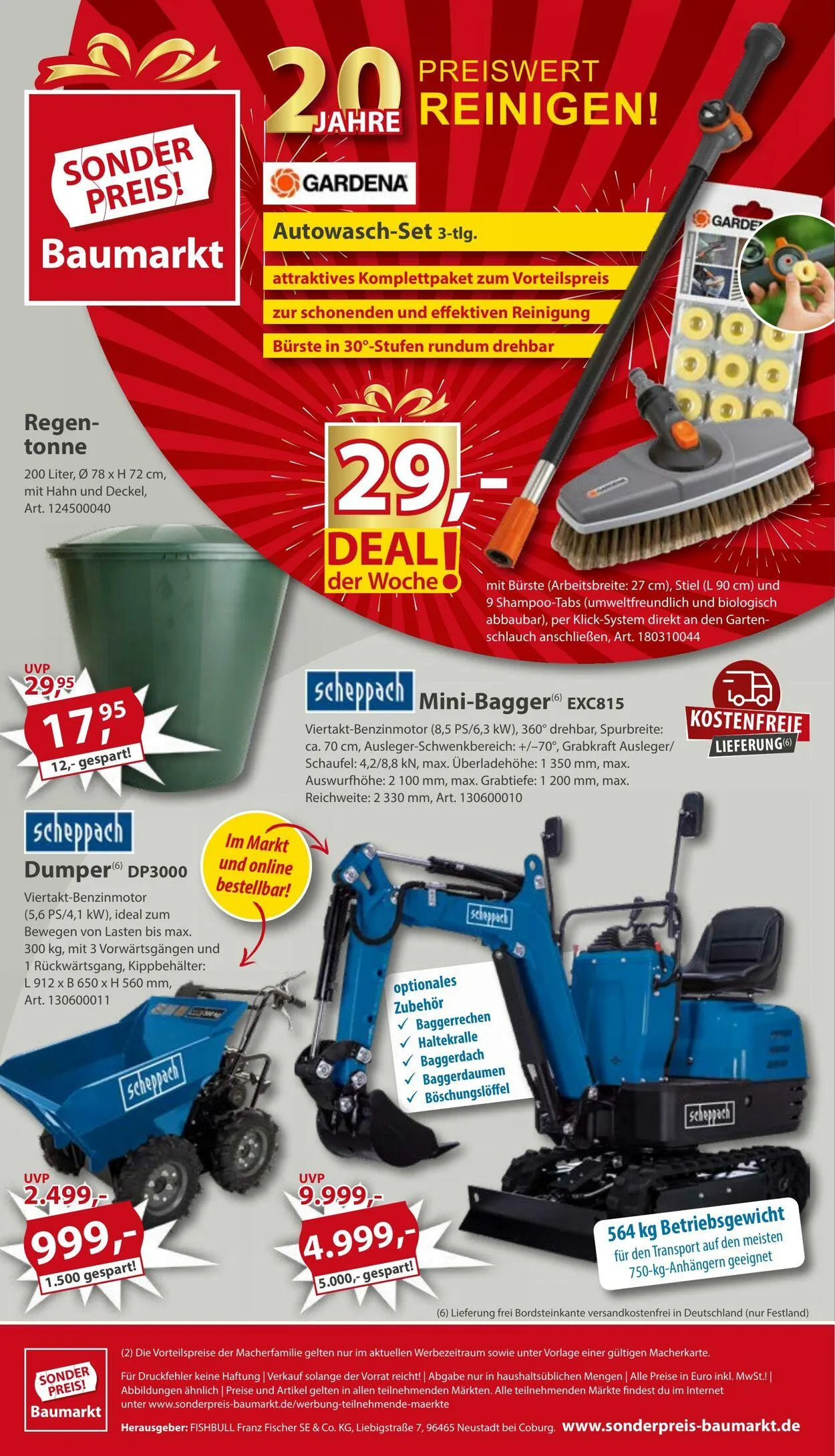 Sonderpreis Baumarkt Aktueller Prospekt von 10. Mai bis 24. Mai 2025 - Prospekt seite 20