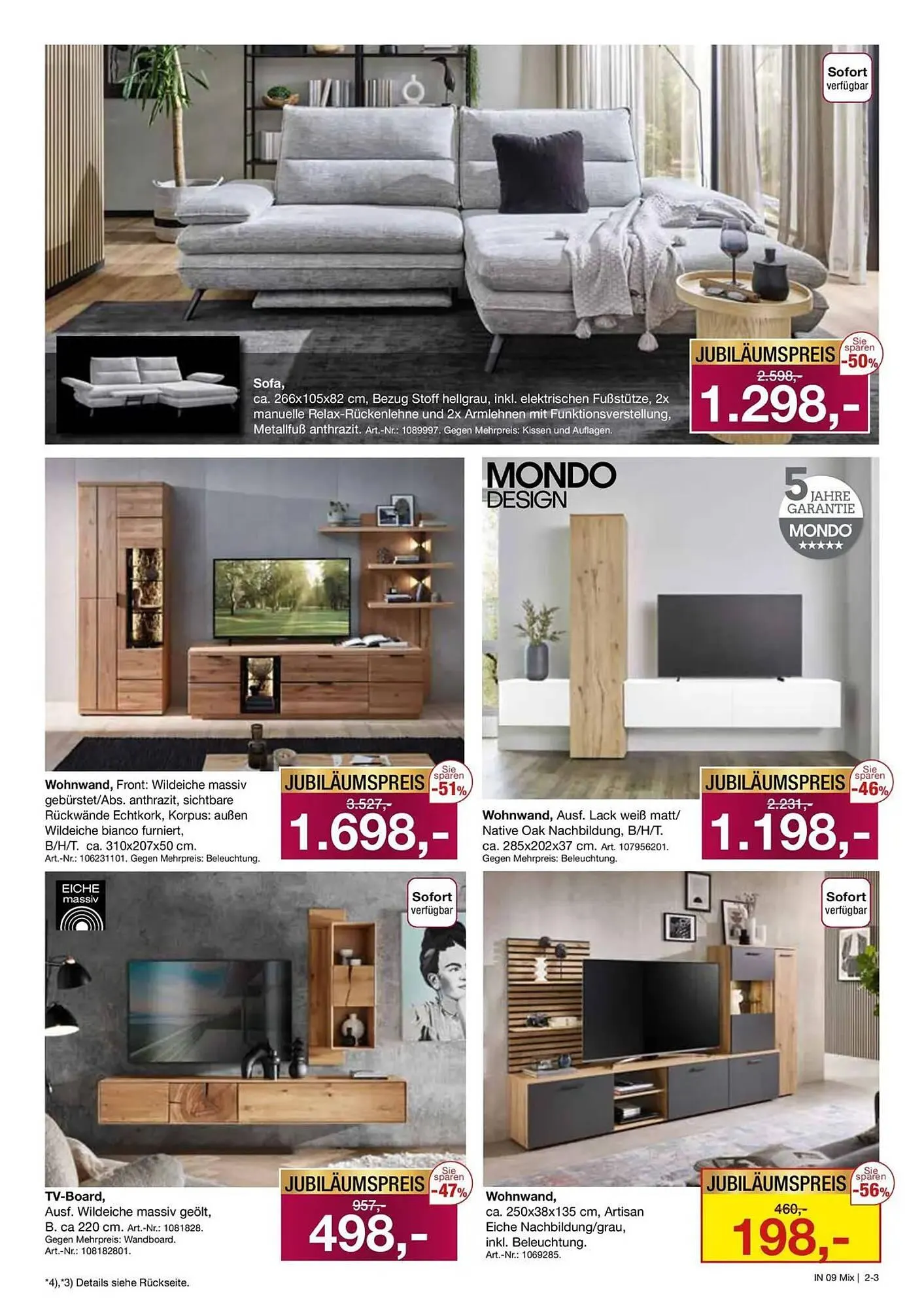 Möbel Inhofer Prospekt von 16. April bis 2. Mai 2026 - Prospekt seite 3