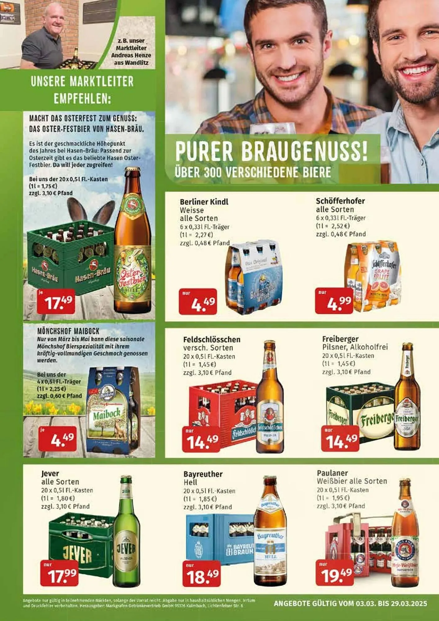 Markgrafen Prospekt von 3. März bis 16. März 2025 - Prospekt seite 4