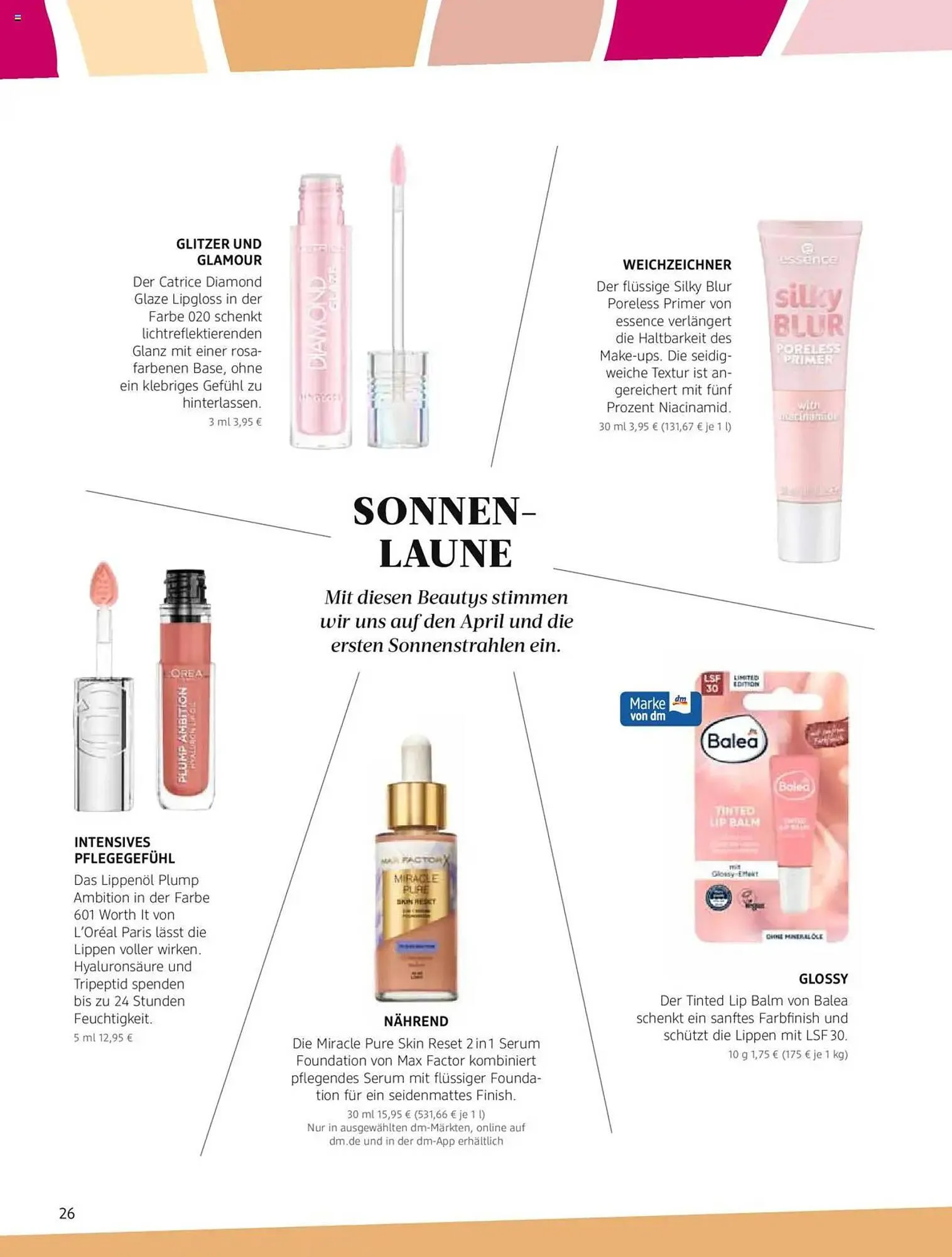 dm drogerie Prospekt von 1. April bis 30. April 2025 - Prospekt seite 26