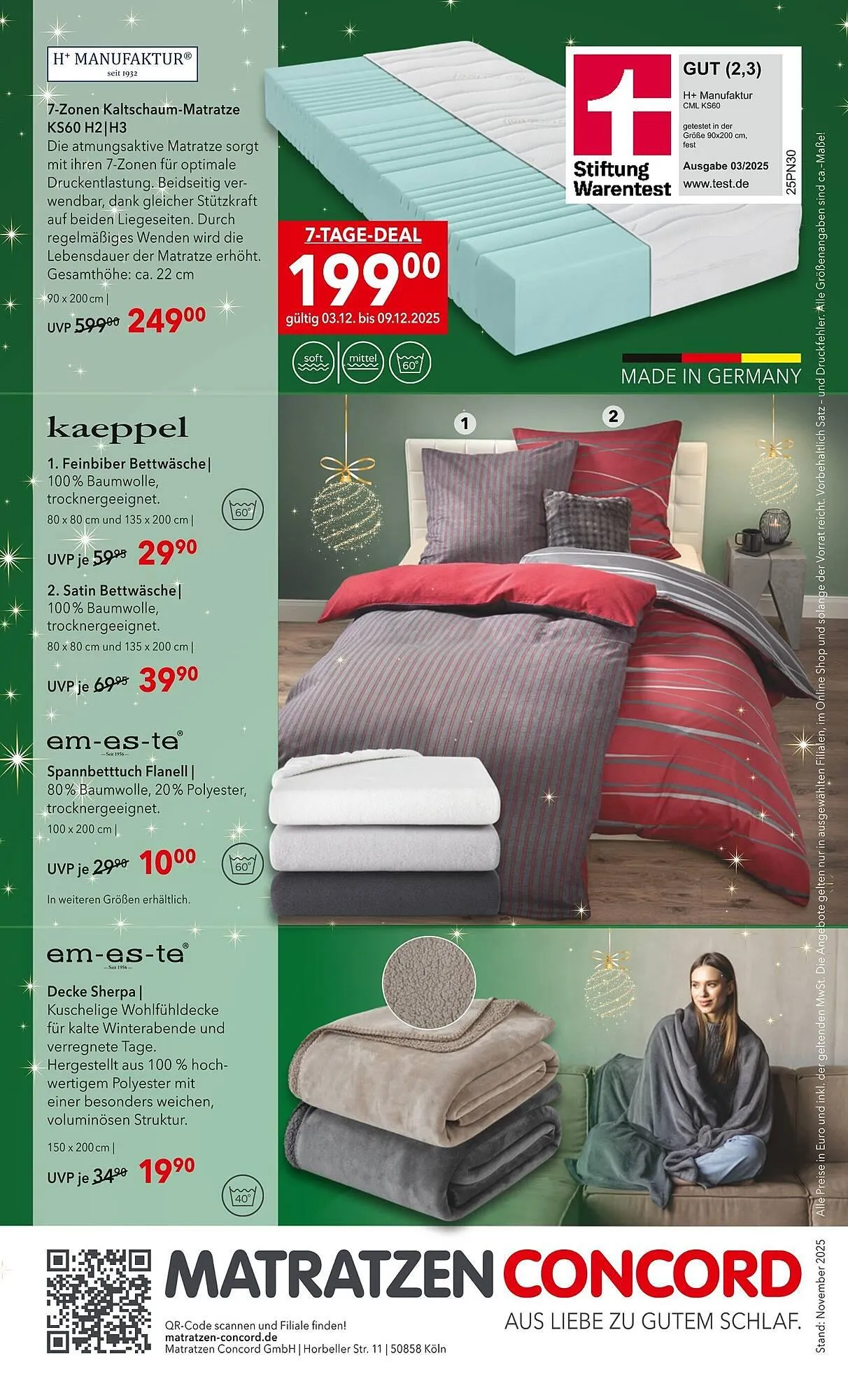 Matratzen Concord Prospekt von 26. November bis 26. Dezember 2025 - Prospekt seite 9