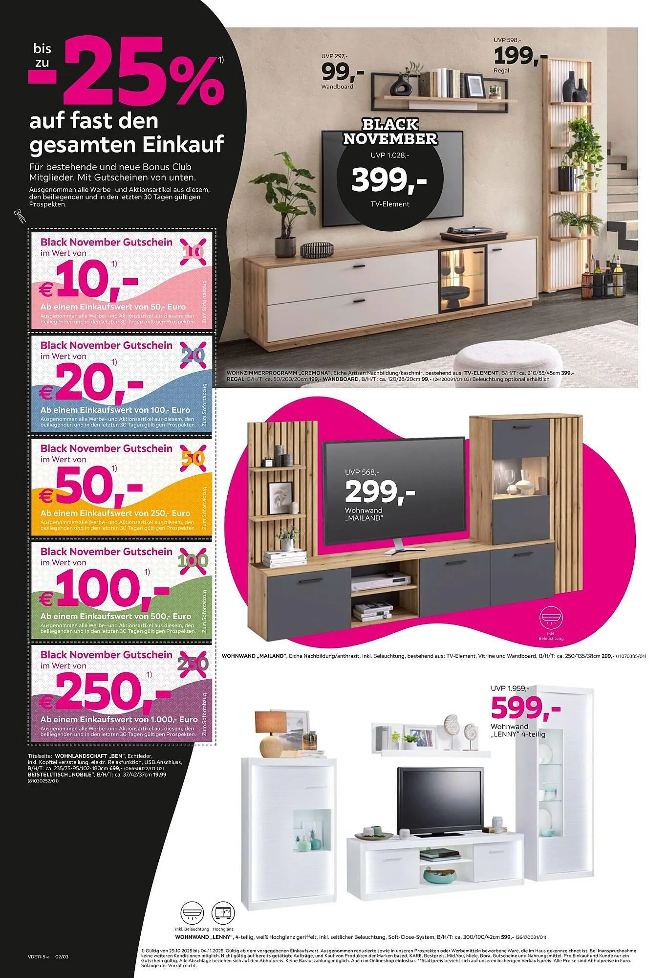 Mömax Prospekt von 3. November bis 11. November 2025 - Prospekt seite 2