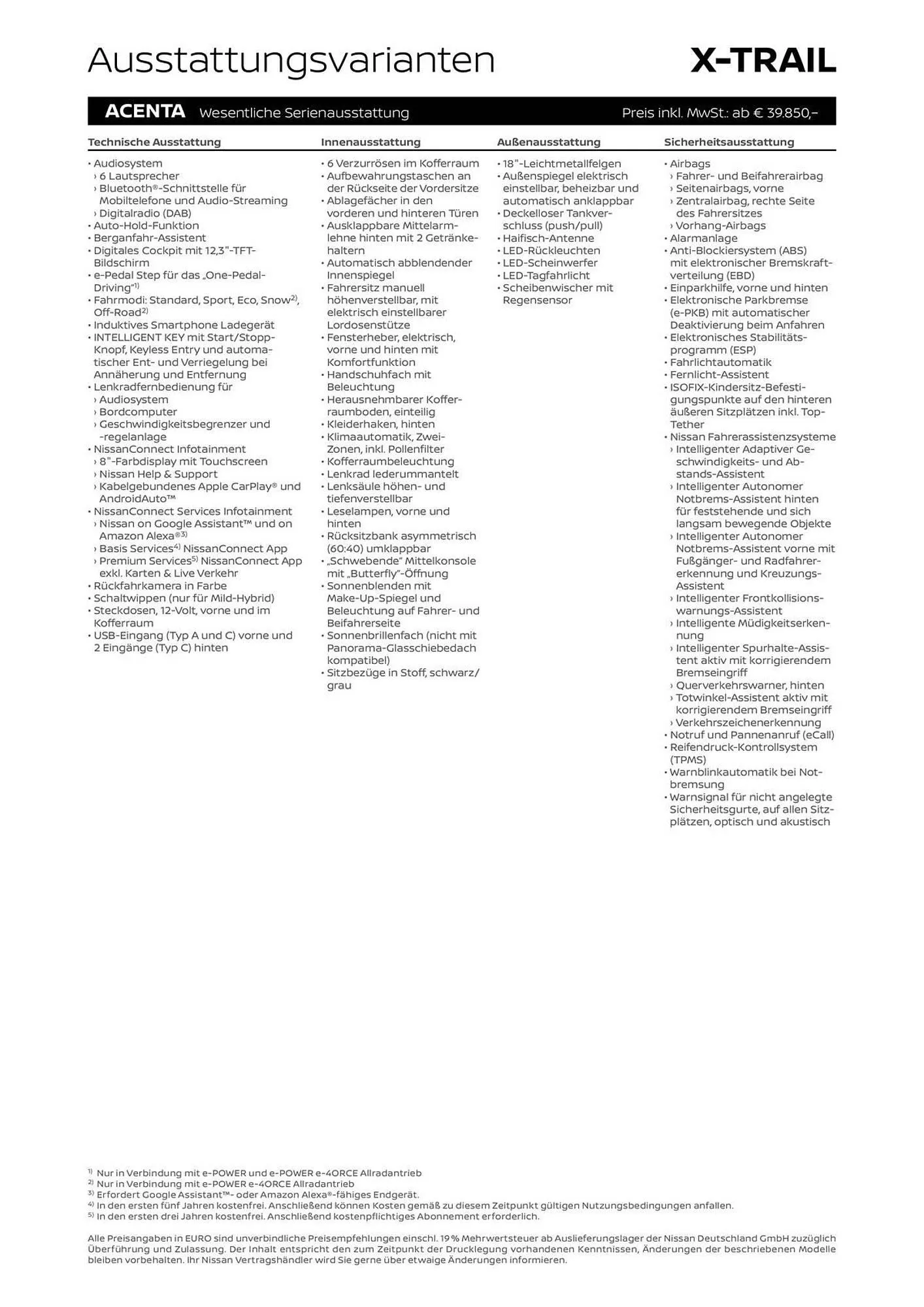 Nissan Prospekt von 1. November bis 31. Dezember 2025 - Prospekt seite 2