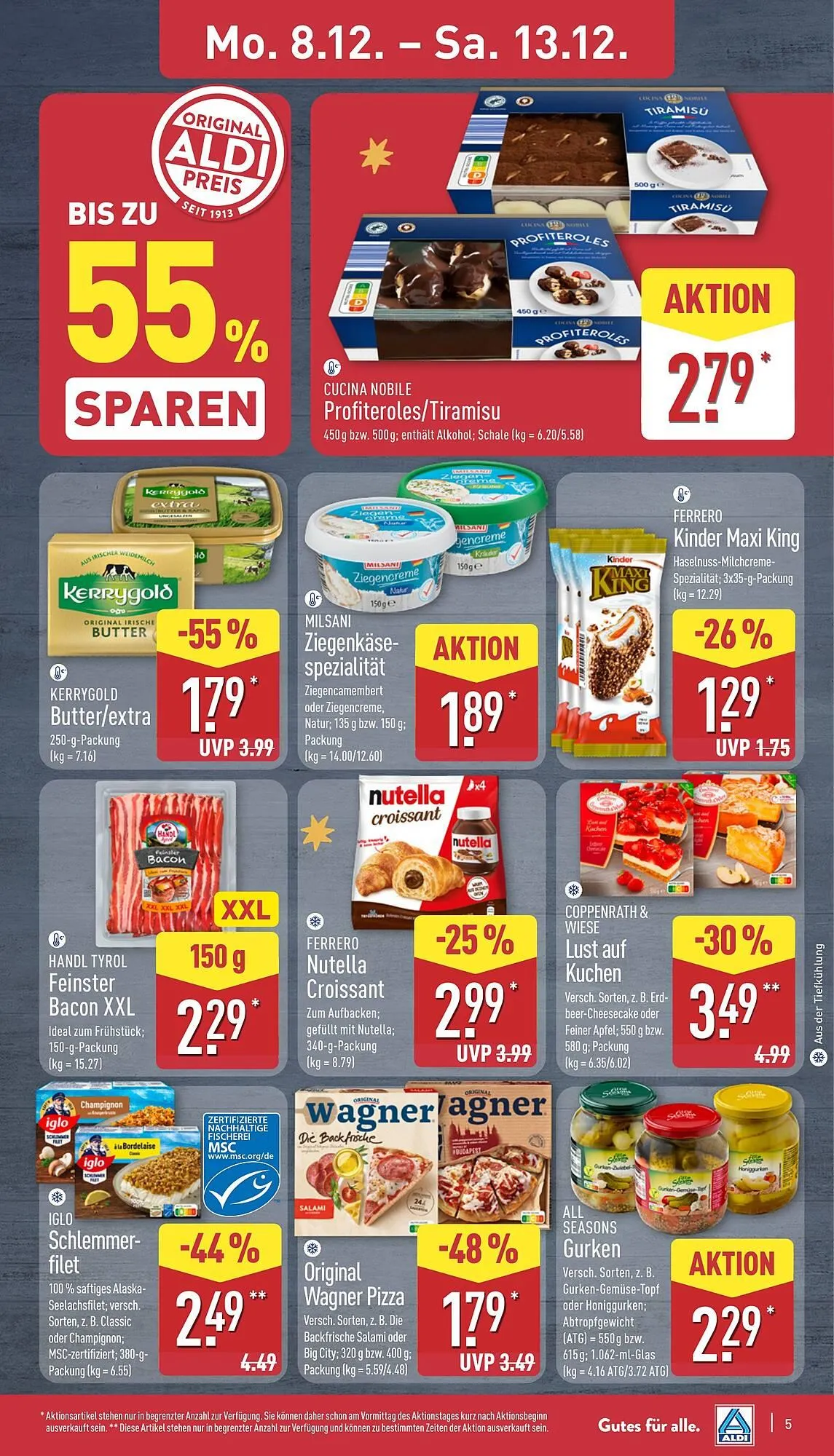 Aldi Nord Prospekt von 8. Dezember bis 13. Dezember 2025 - Prospekt seite 5