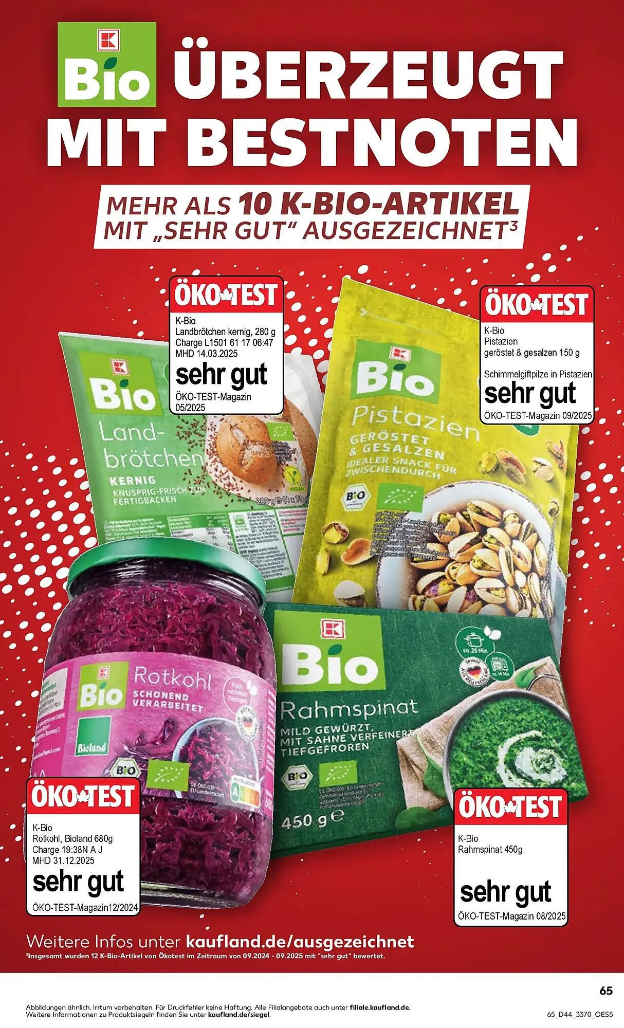 Kaufland Prospekt von 2. November bis 5. November 2025 - Prospekt seite 65