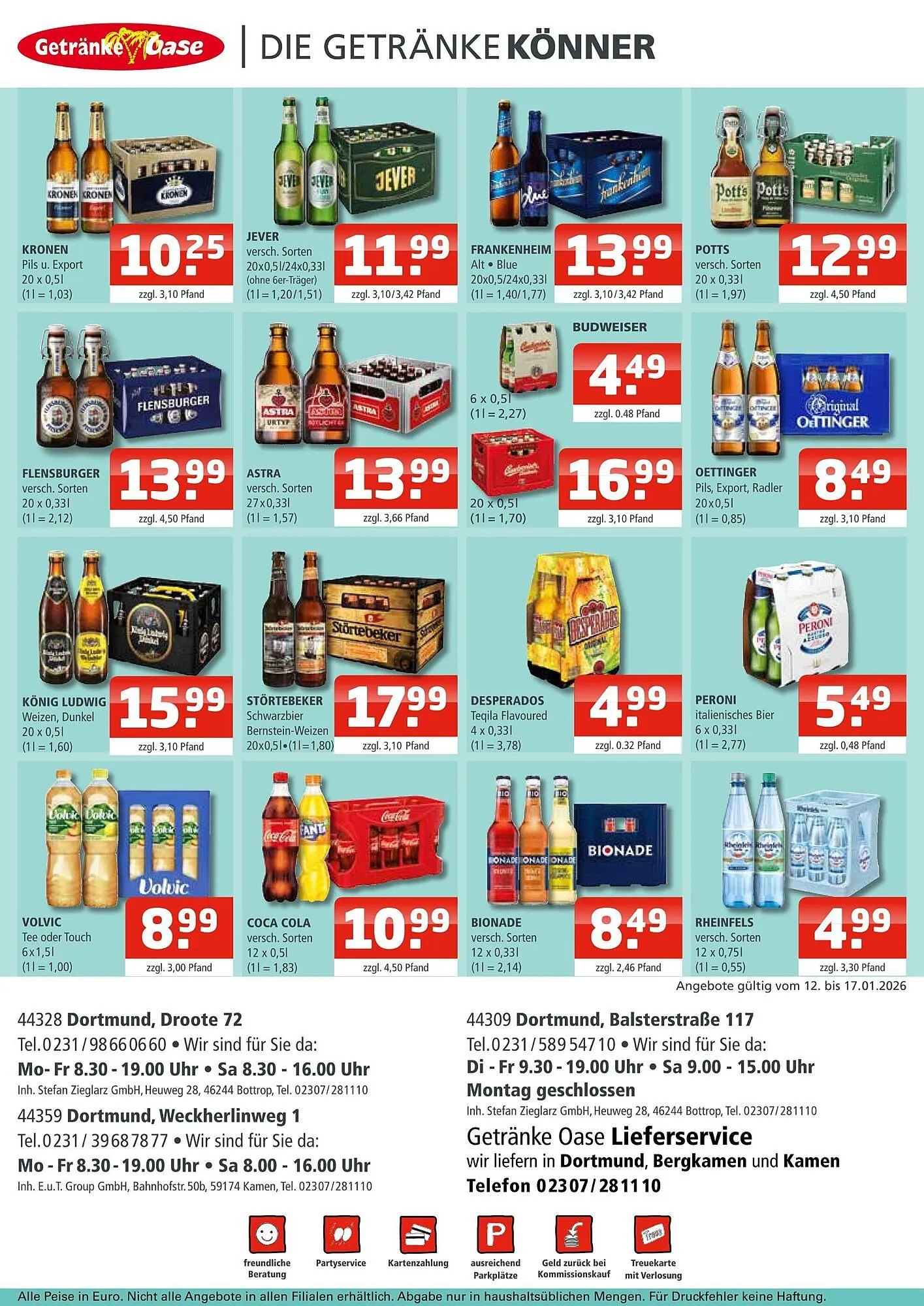 Getränke Oase Prospekt von 12. Januar bis 17. Januar 2026 - Prospekt seite 2