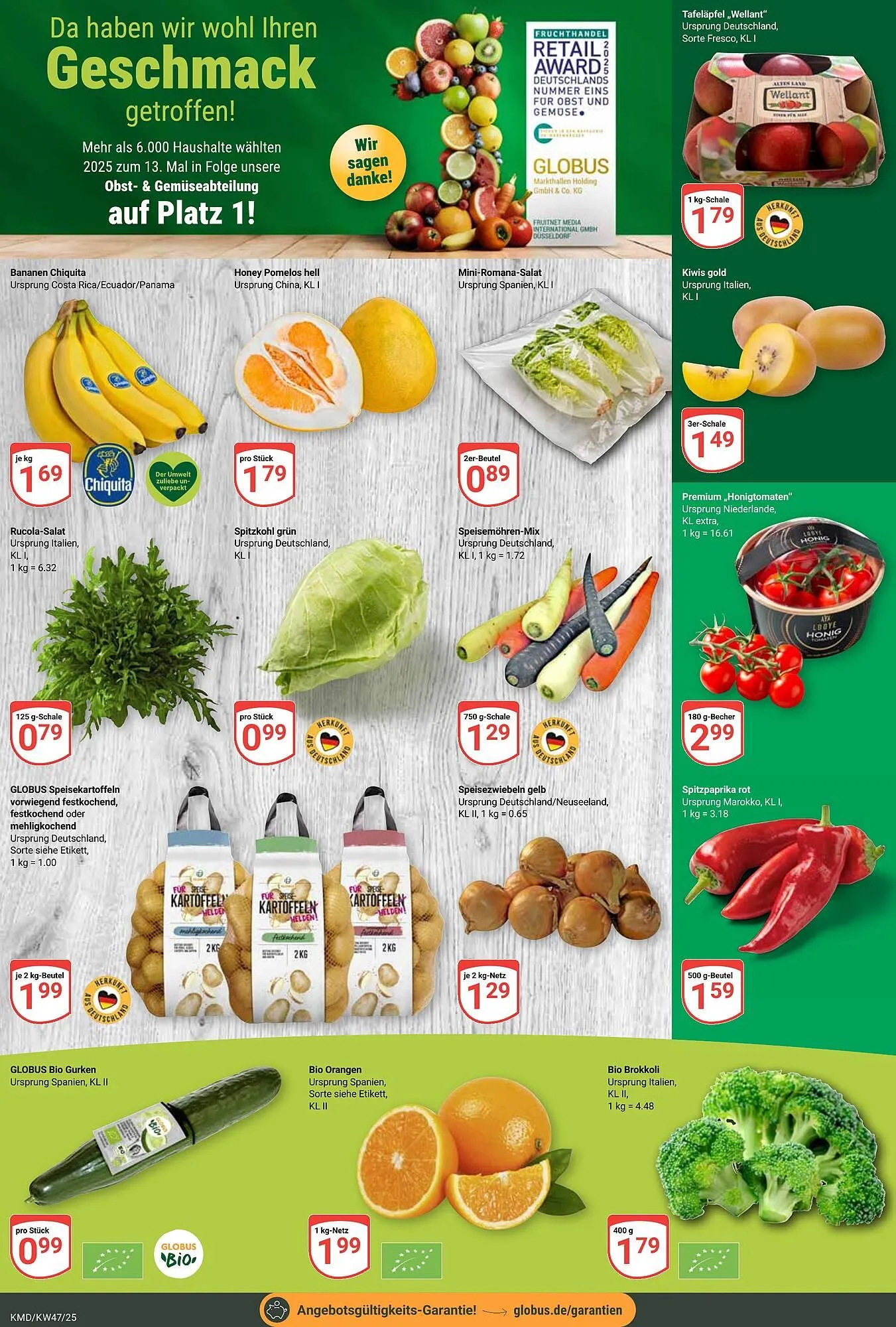 Globus Prospekt von 17. November bis 22. November 2025 - Prospekt seite 4